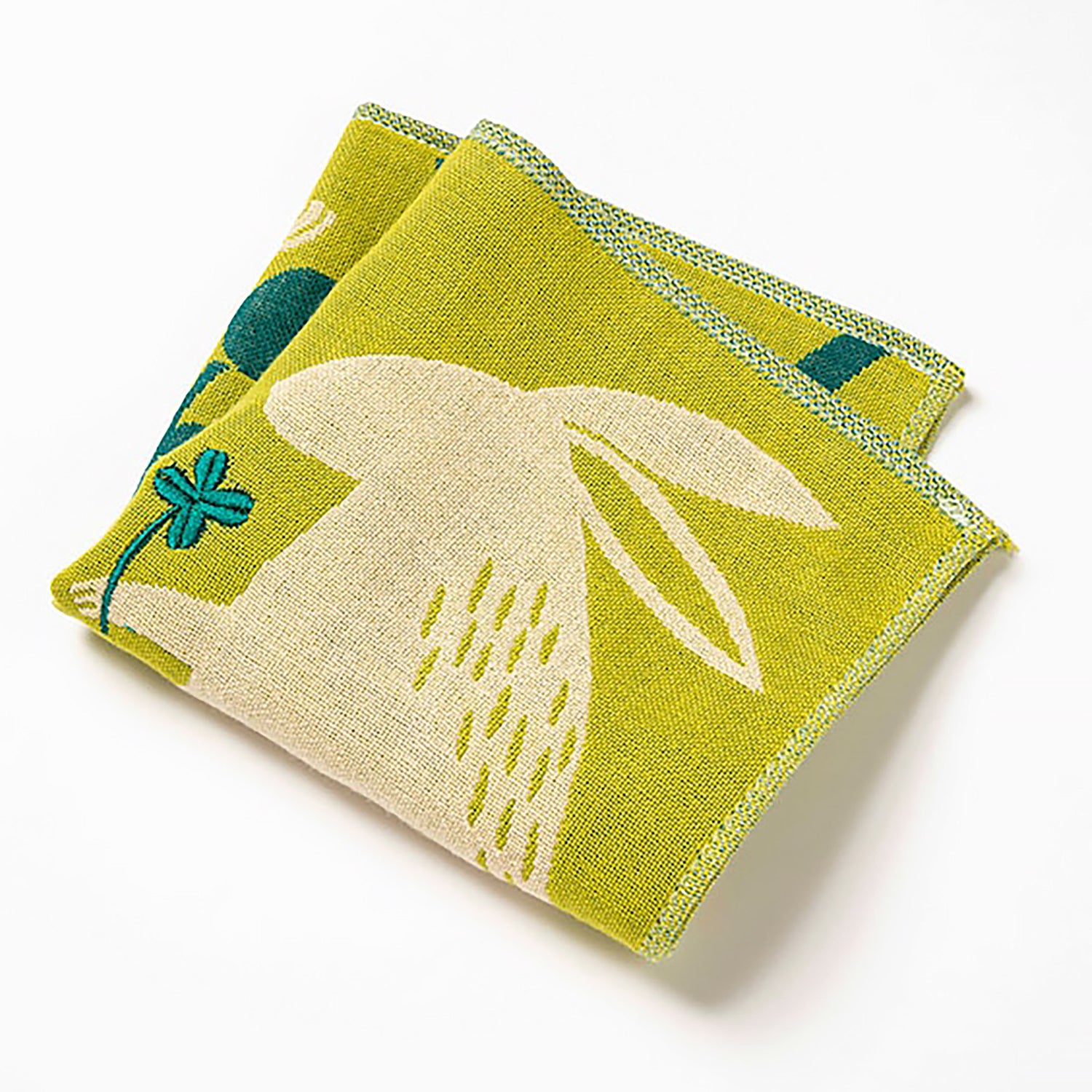 Serviette japonaise brodée en coton Morita MiW