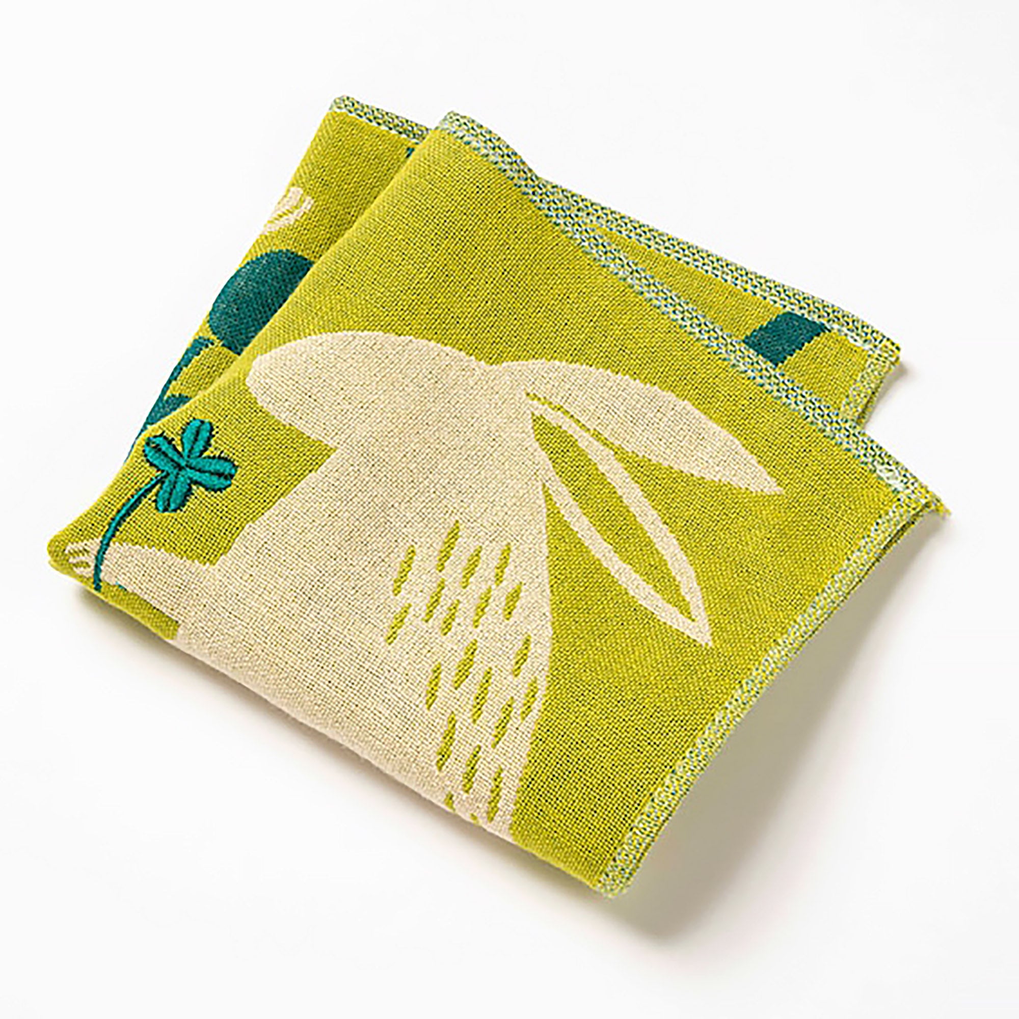 Serviette japonaise brodée en coton Morita MiW