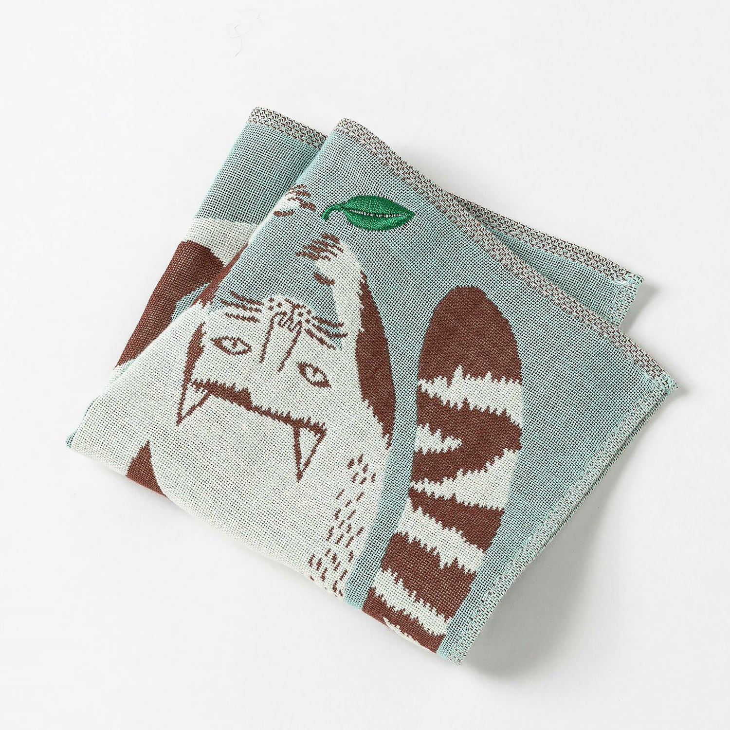 Serviette japonaise brodée en coton Morita MiW