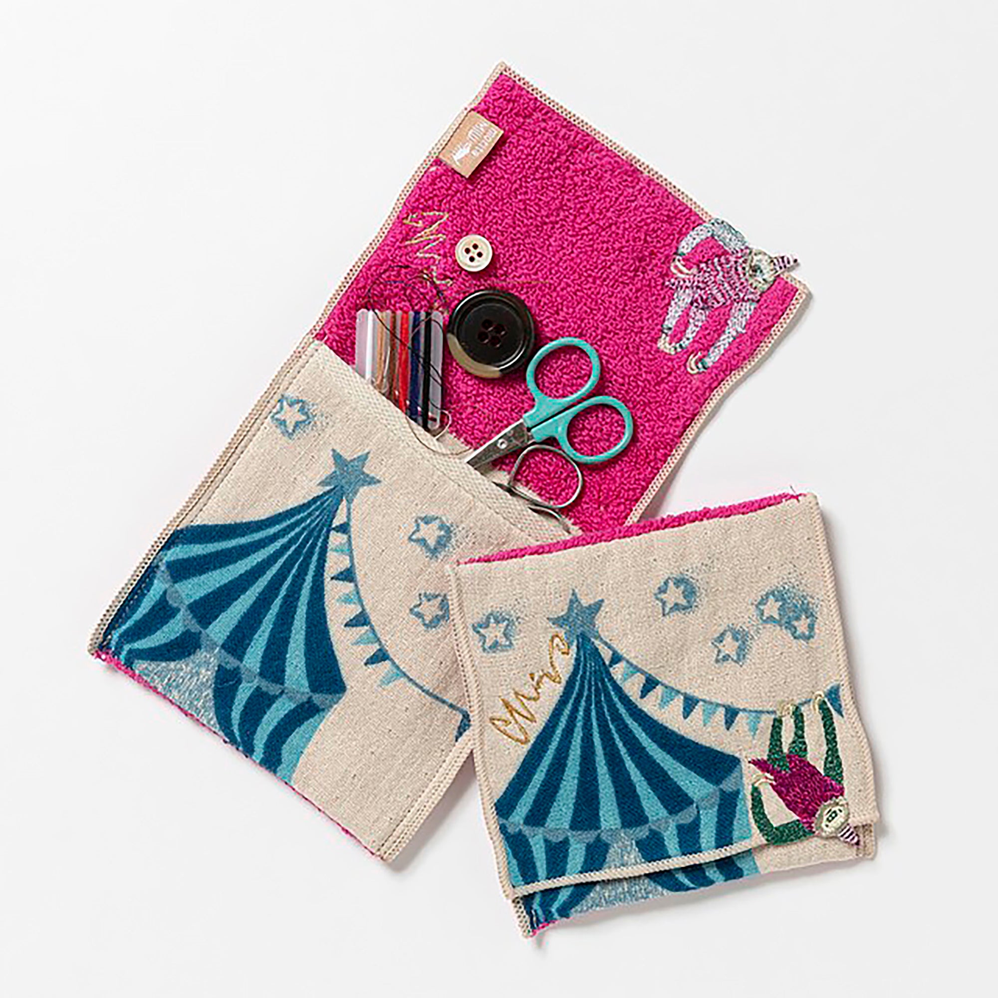 Serviette japonaise en coton brodé Morita MiW