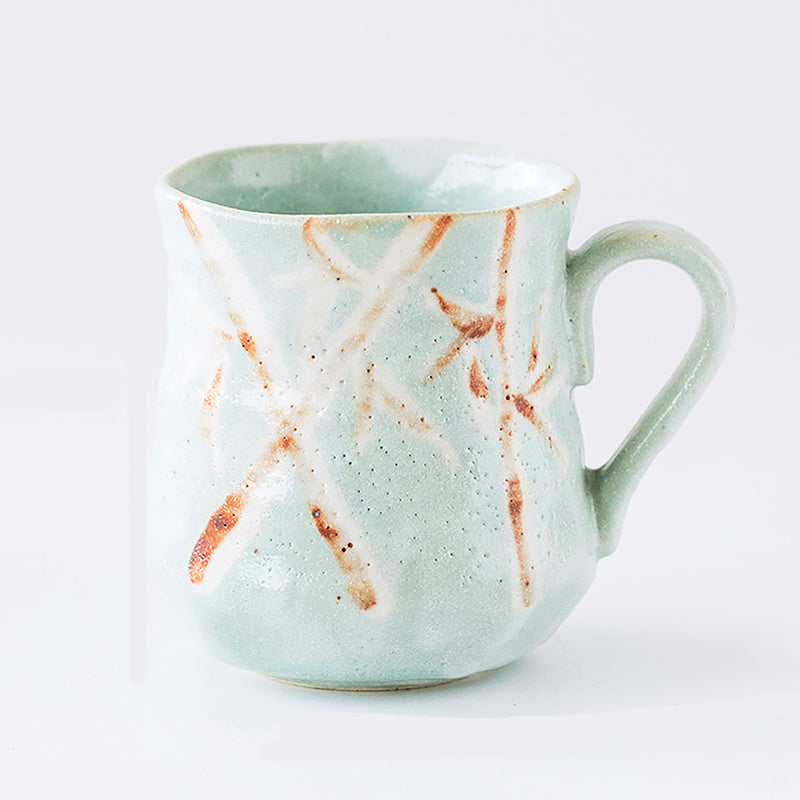 Shino-yaki mug