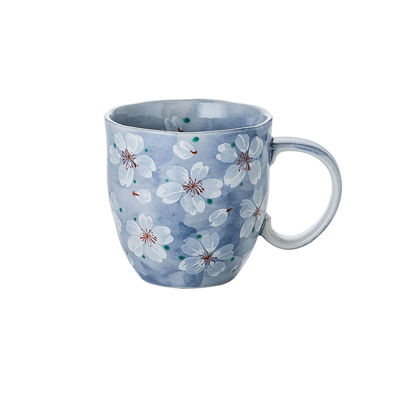 Mug en céramique fait main motif fleur de cerisier