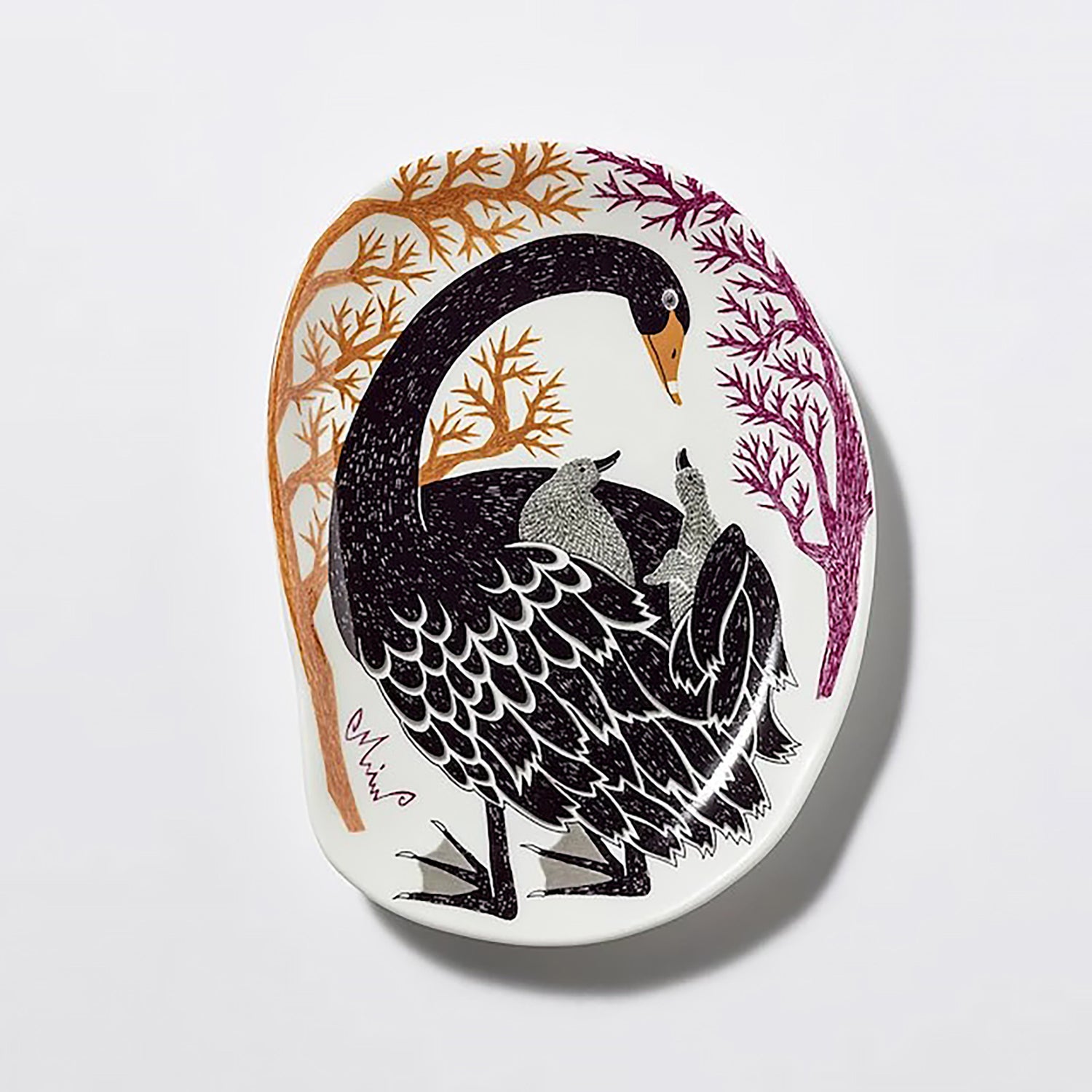Petit plat en céramique japonais Morita MIW