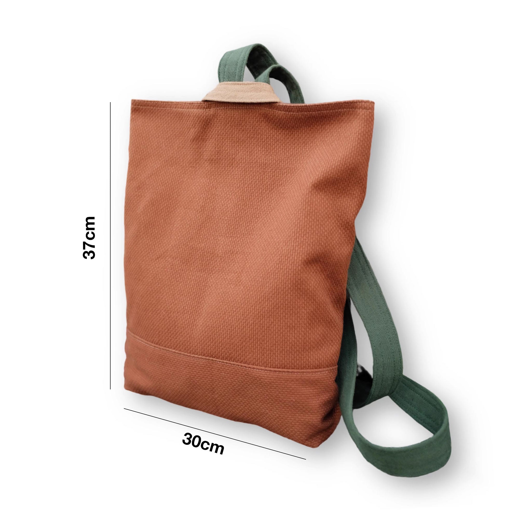 Sac à dos en coton de Kendo avec design minimaliste rétro