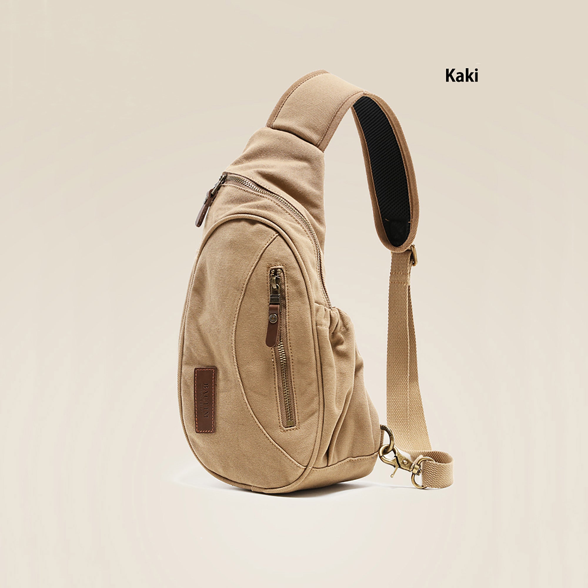 SAC BANANE en CANVAS avec poche GOURDE