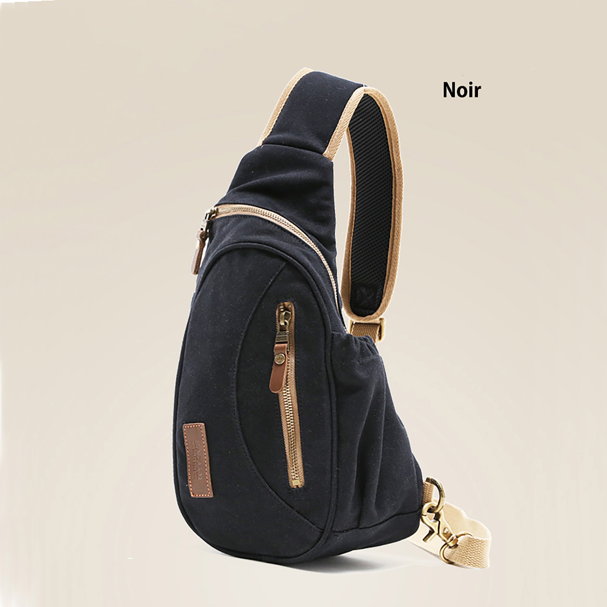 SAC BANANE en CANVAS avec poche GOURDE