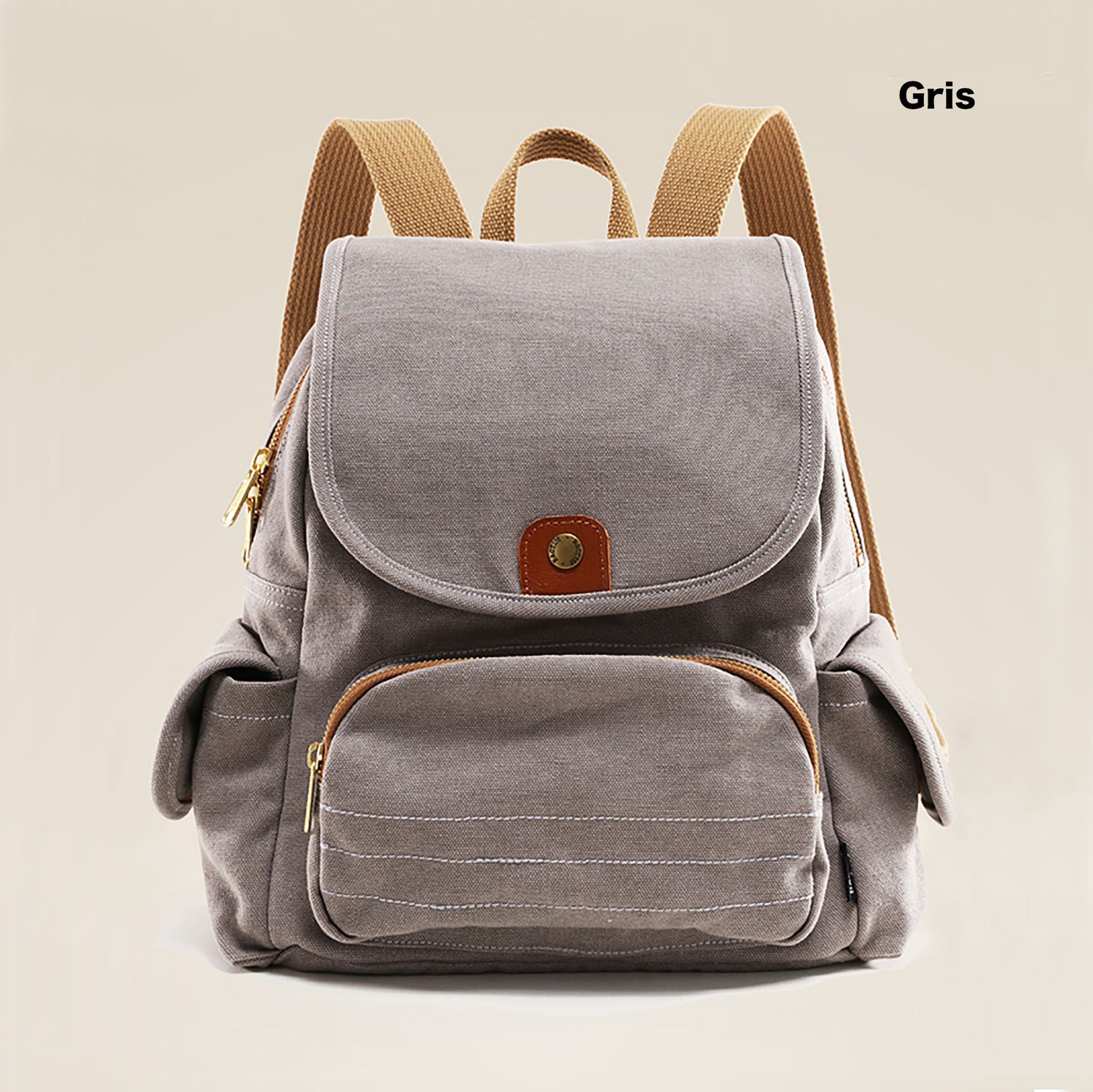 SAC à DOS pour FEMME en CANVAS CAREE