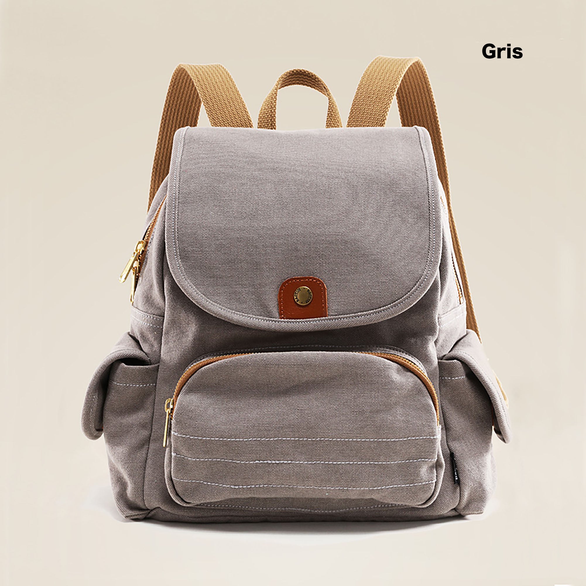 SAC à DOS pour FEMME en CANVAS CAREE