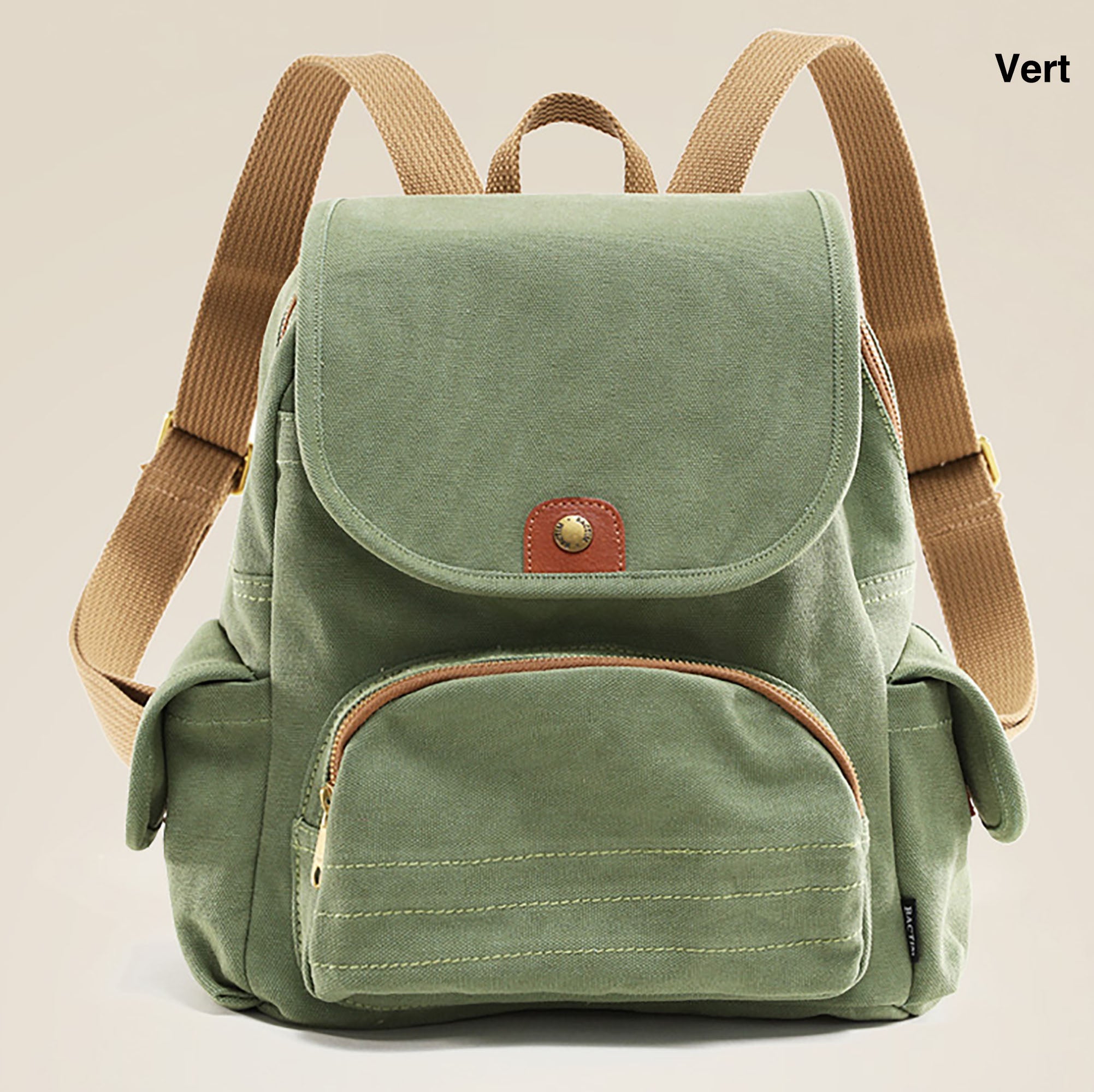 SAC à DOS pour FEMME en CANVAS CAREE