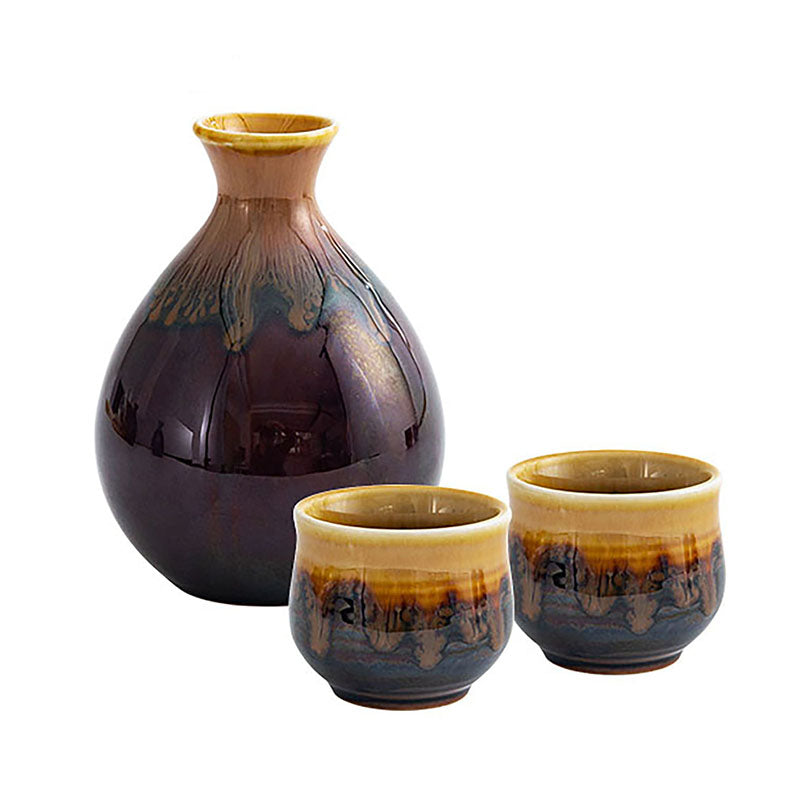 Mino-yaki ceramic sake set