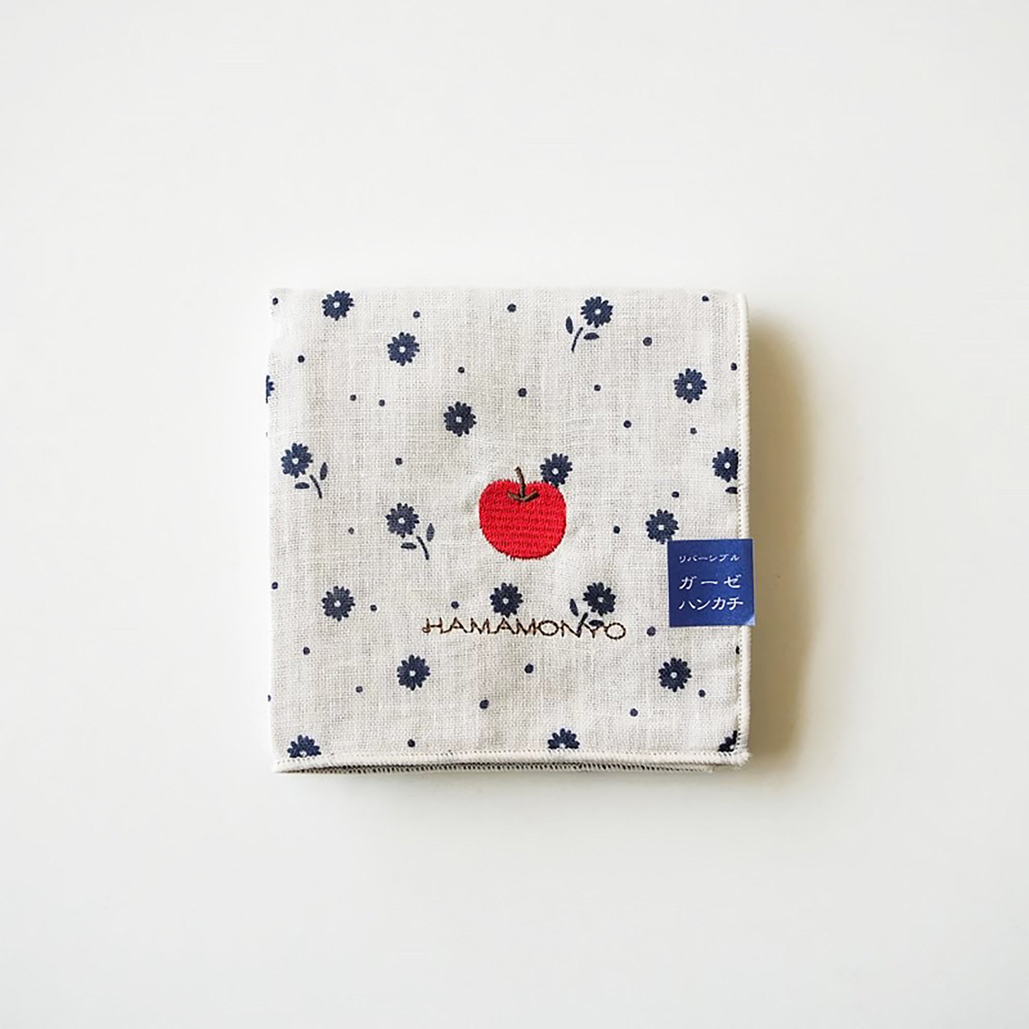 Serviette en coton brodé Hamamonyo