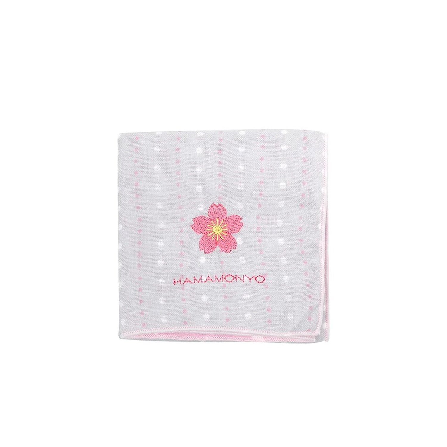 Serviette en coton brodé Hamamonyo