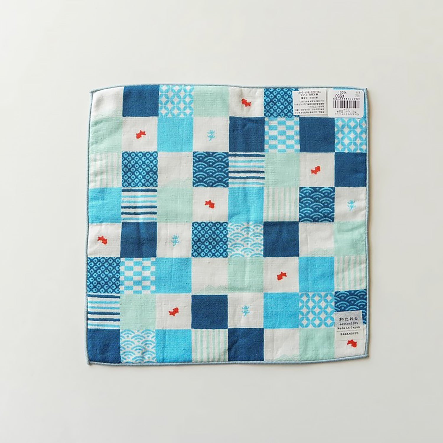 Petite serviette en gaze de coton double face de Hamamonyo