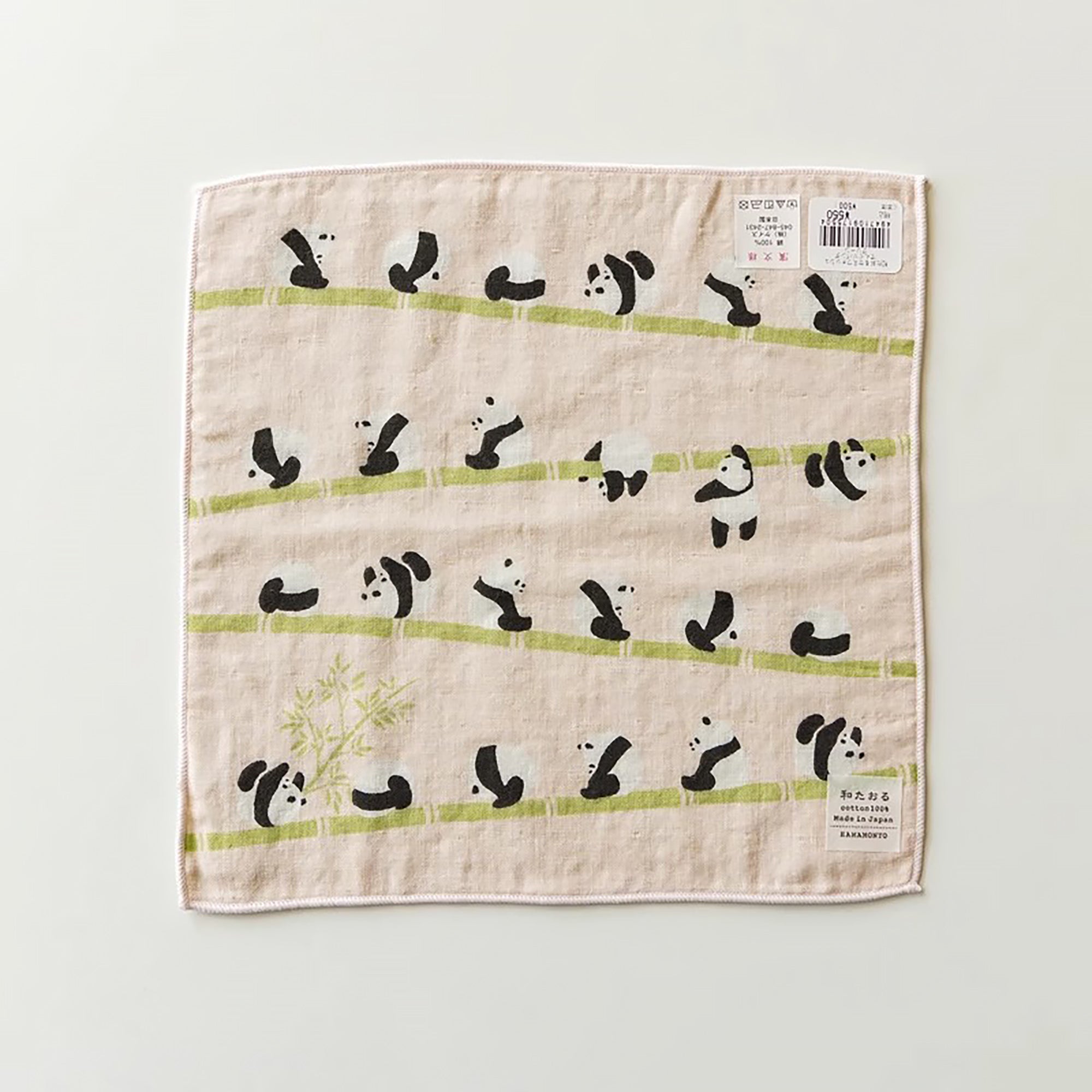 Petite serviette en gaze de coton double face de Hamamonyo
