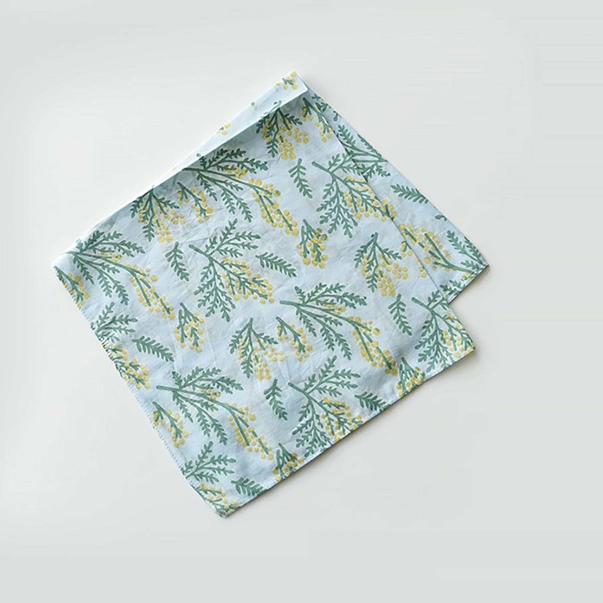 Serviette japonaise en coton imprimé à la main