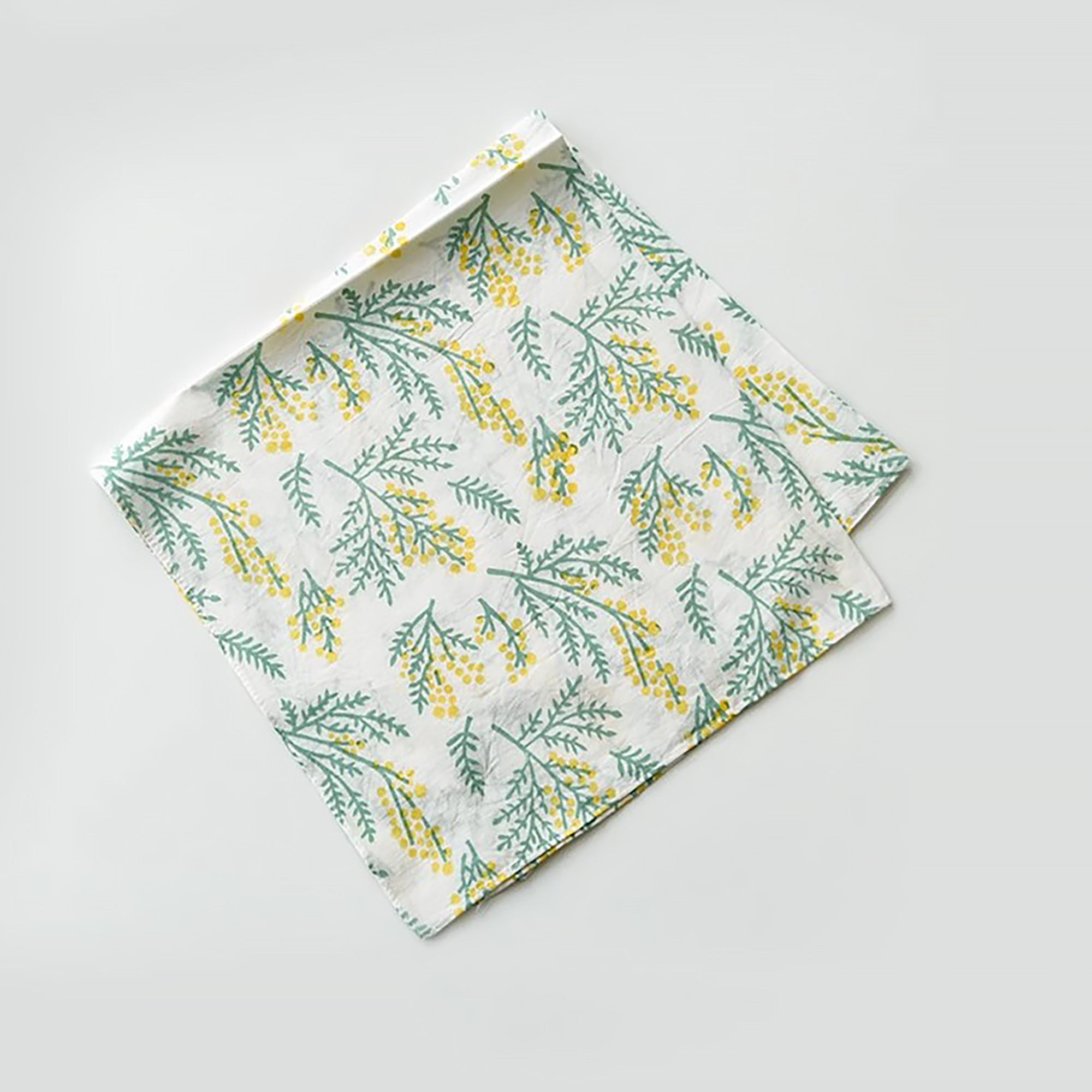 Serviette japonaise en coton imprimé à la main