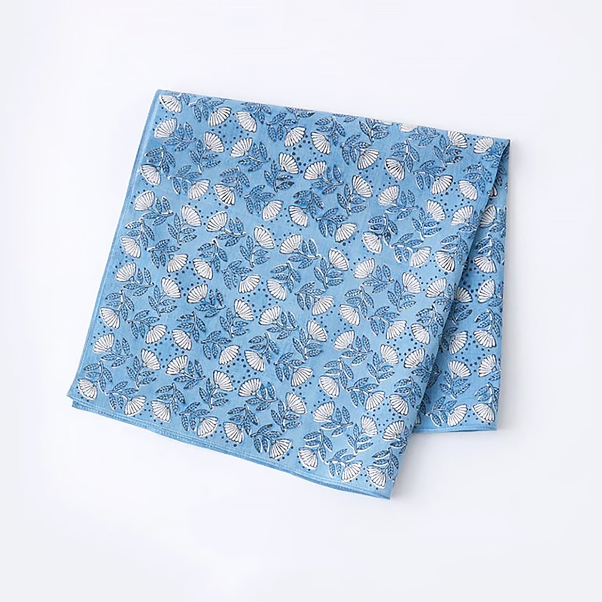 Serviette japonaise en coton imprimé à la main