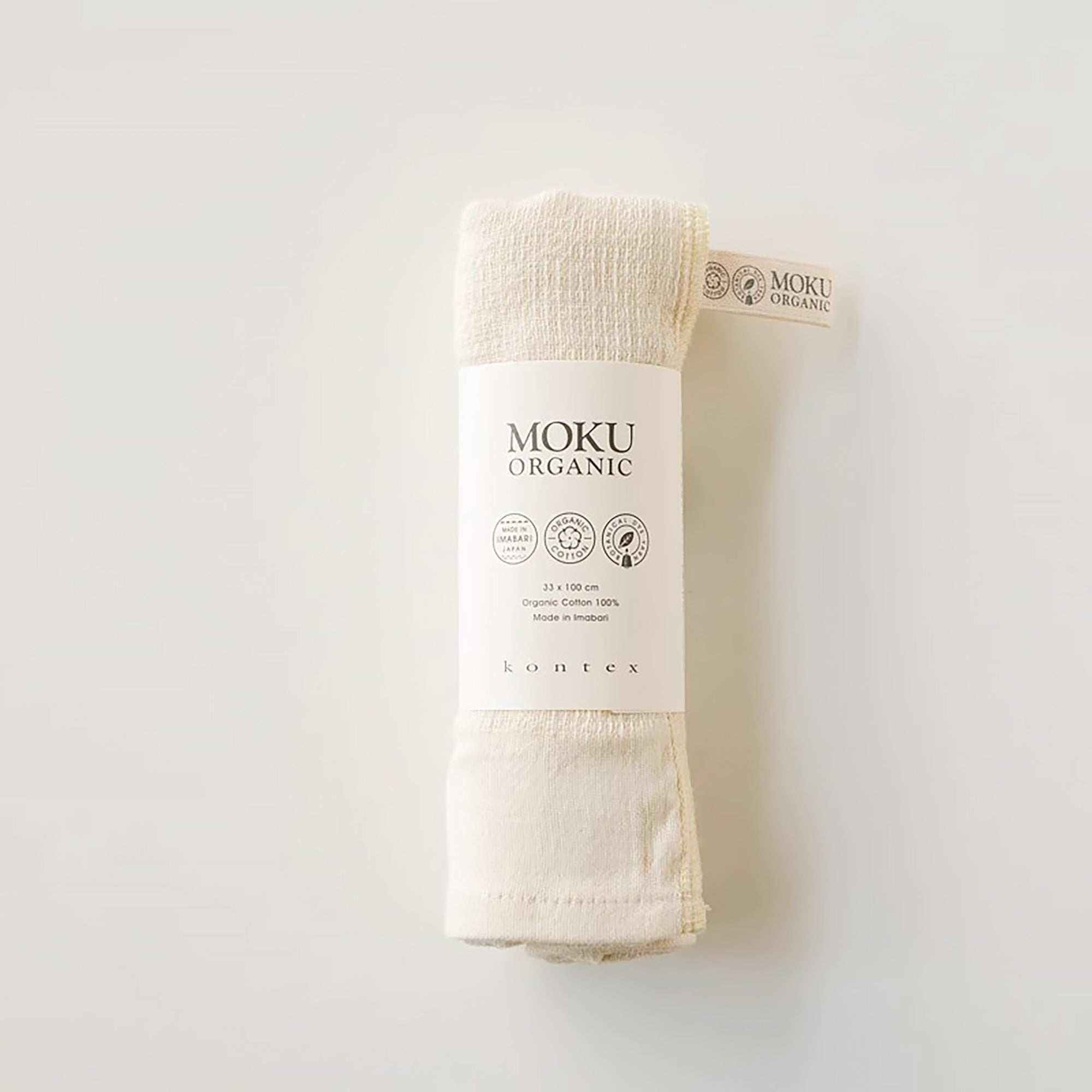 Serviette Kontex en coton biologique teinte aux plantes
