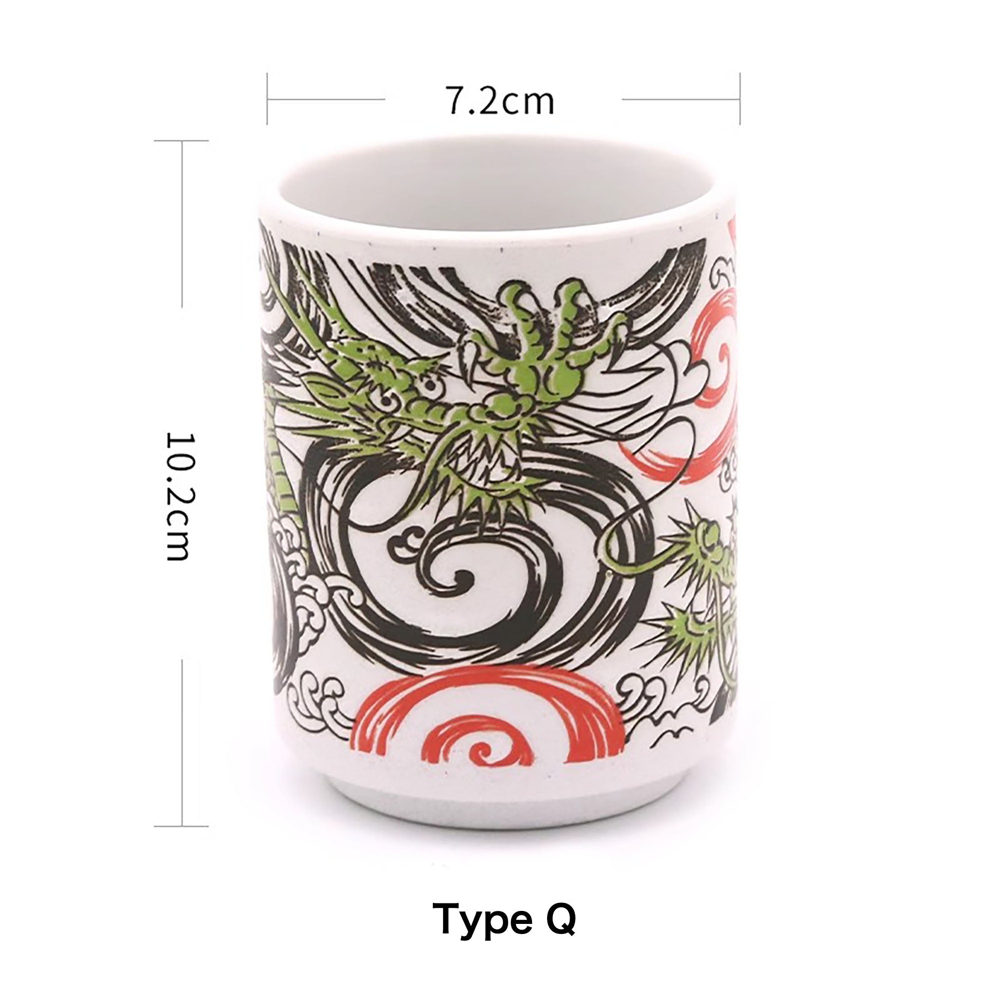 Tasse en céramique motifs culture et gastronomie japonaise