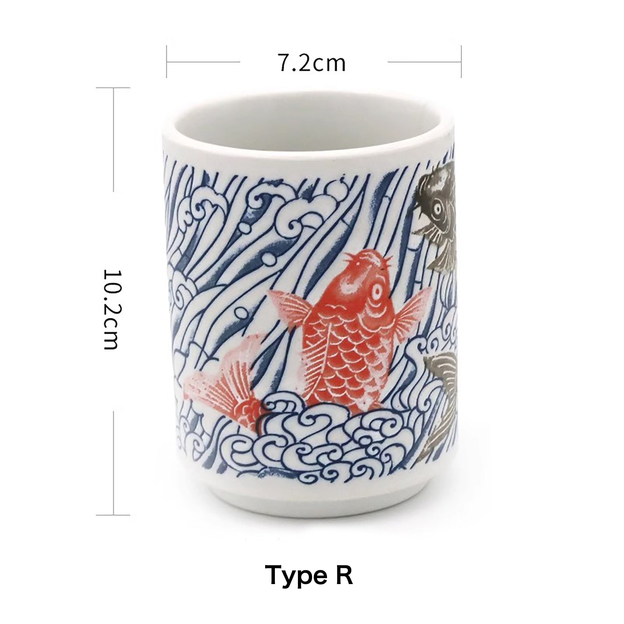 Tasse en céramique motifs culture et gastronomie japonaise