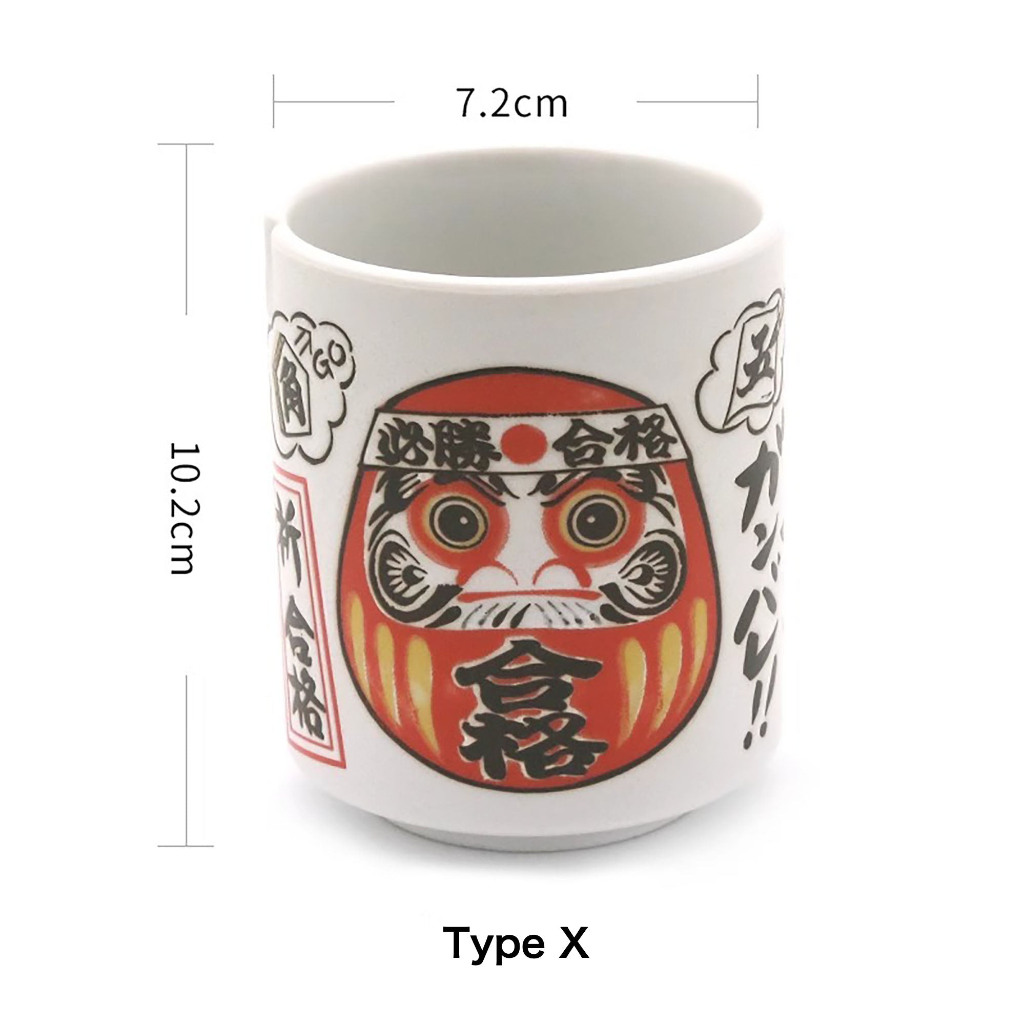 Tasse en céramique motifs culture et gastronomie japonaise