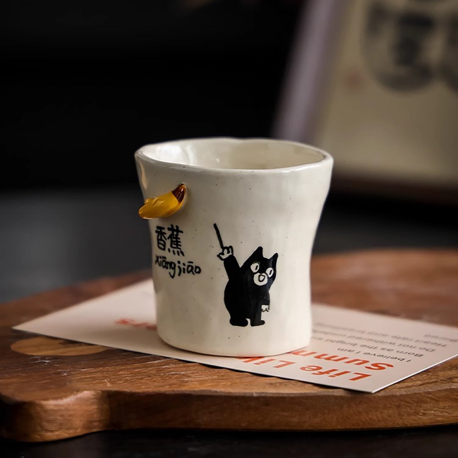 Tasse à saké artisanale Jingdezhen