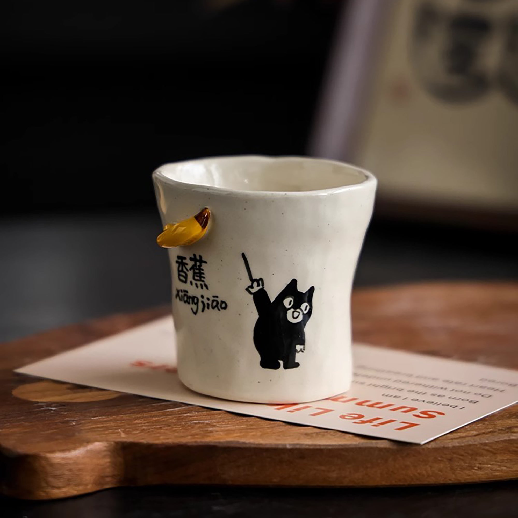 Tasse à saké artisanale Jingdezhen
