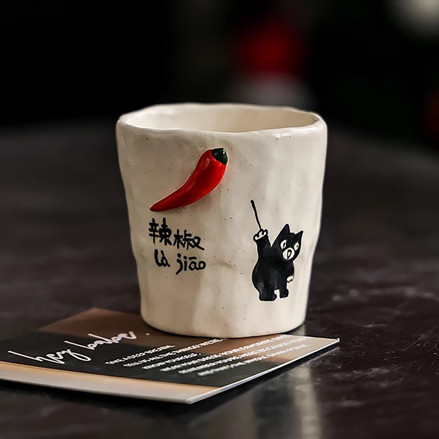 Tasse à saké artisanale Jingdezhen