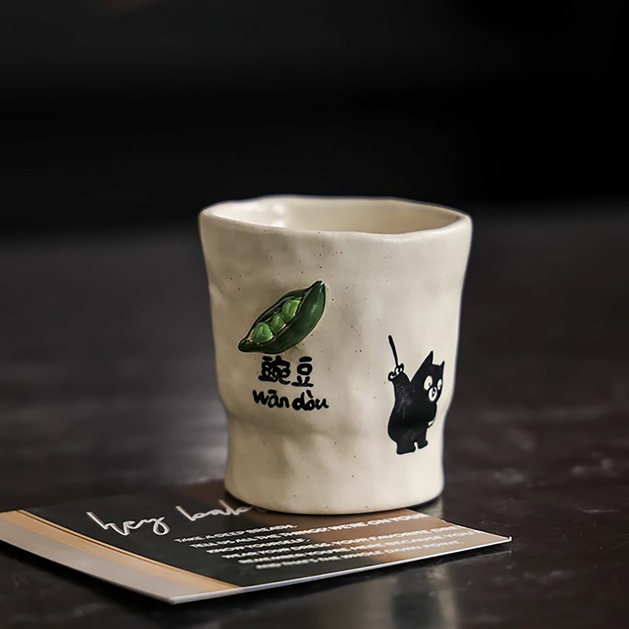 Tasse à saké artisanale Jingdezhen