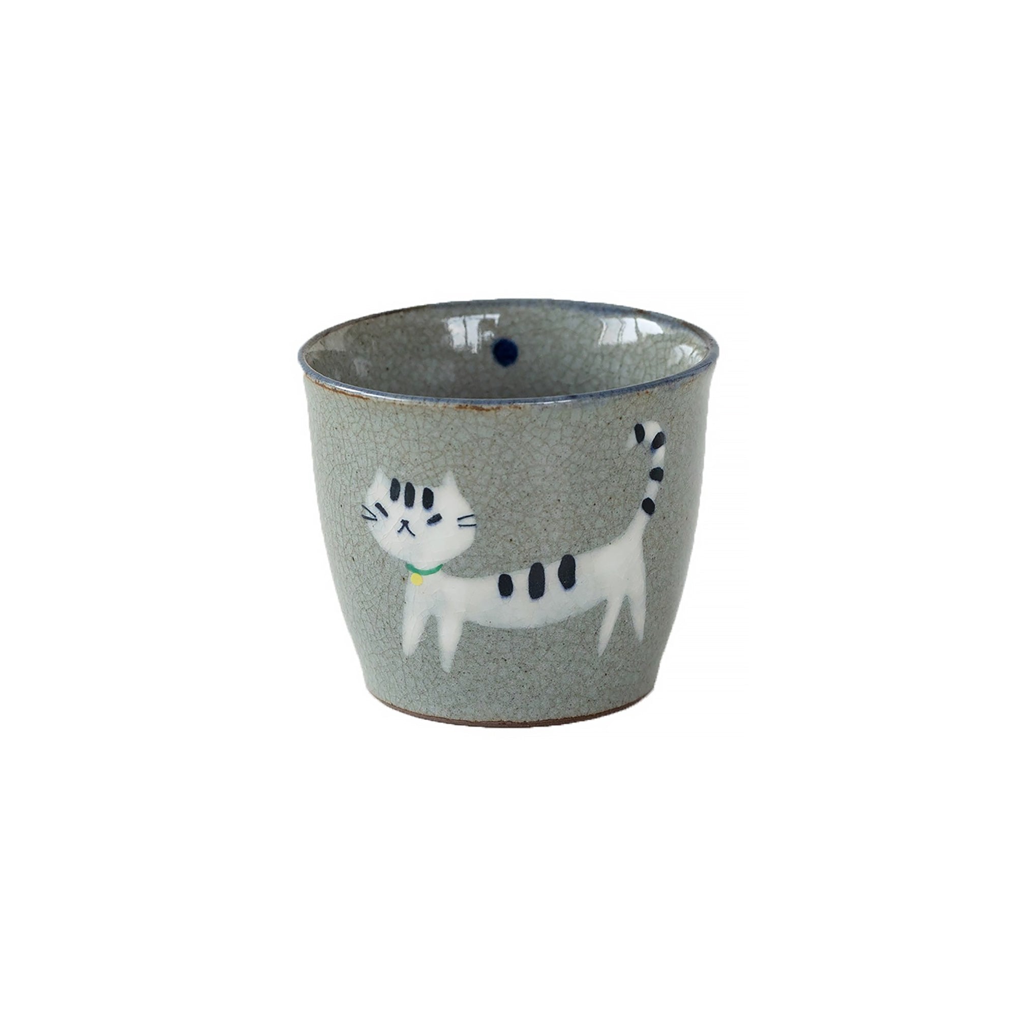 Tasse choko en céramique craquelée Shōhōgama