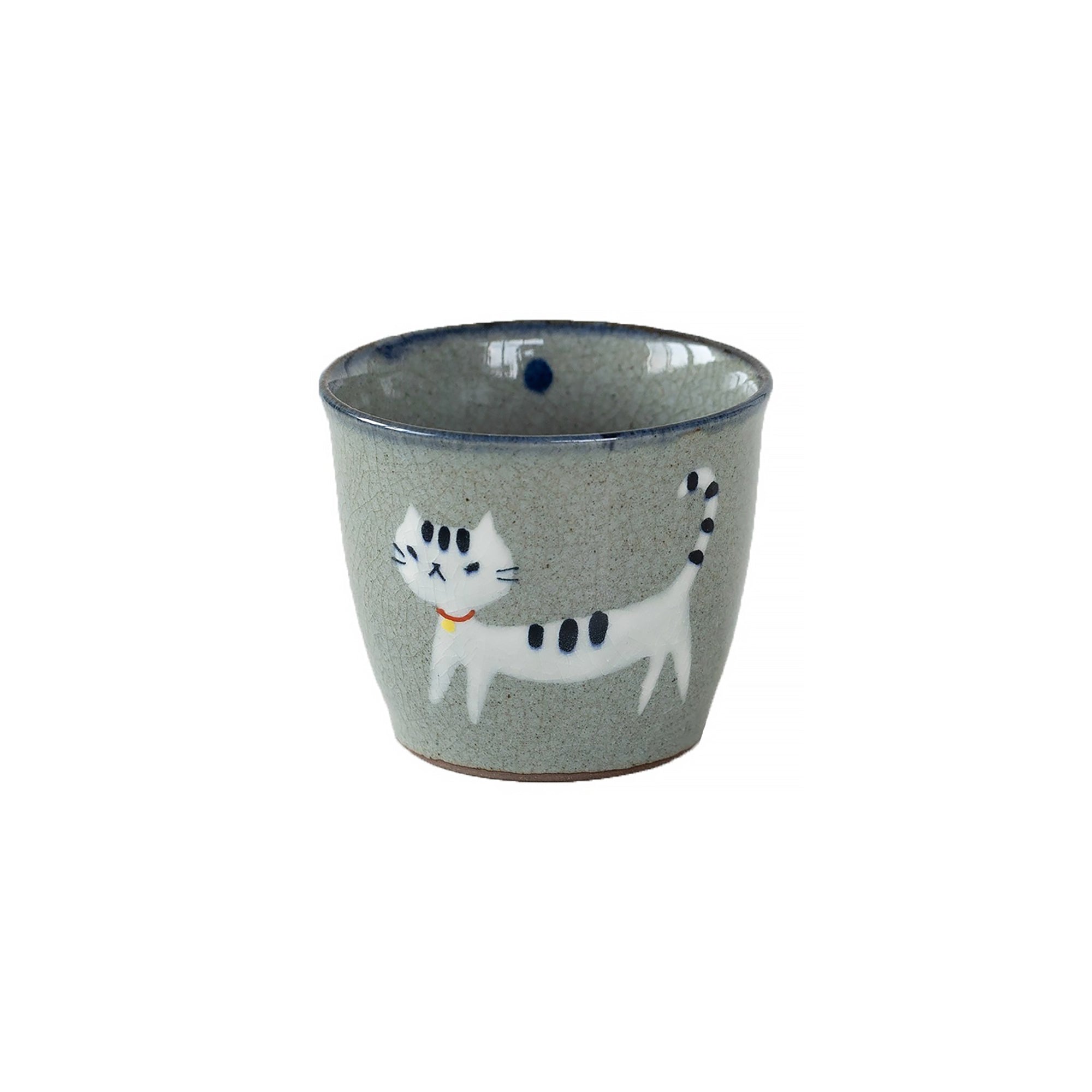 Tasse choko en céramique craquelée Shōhōgama