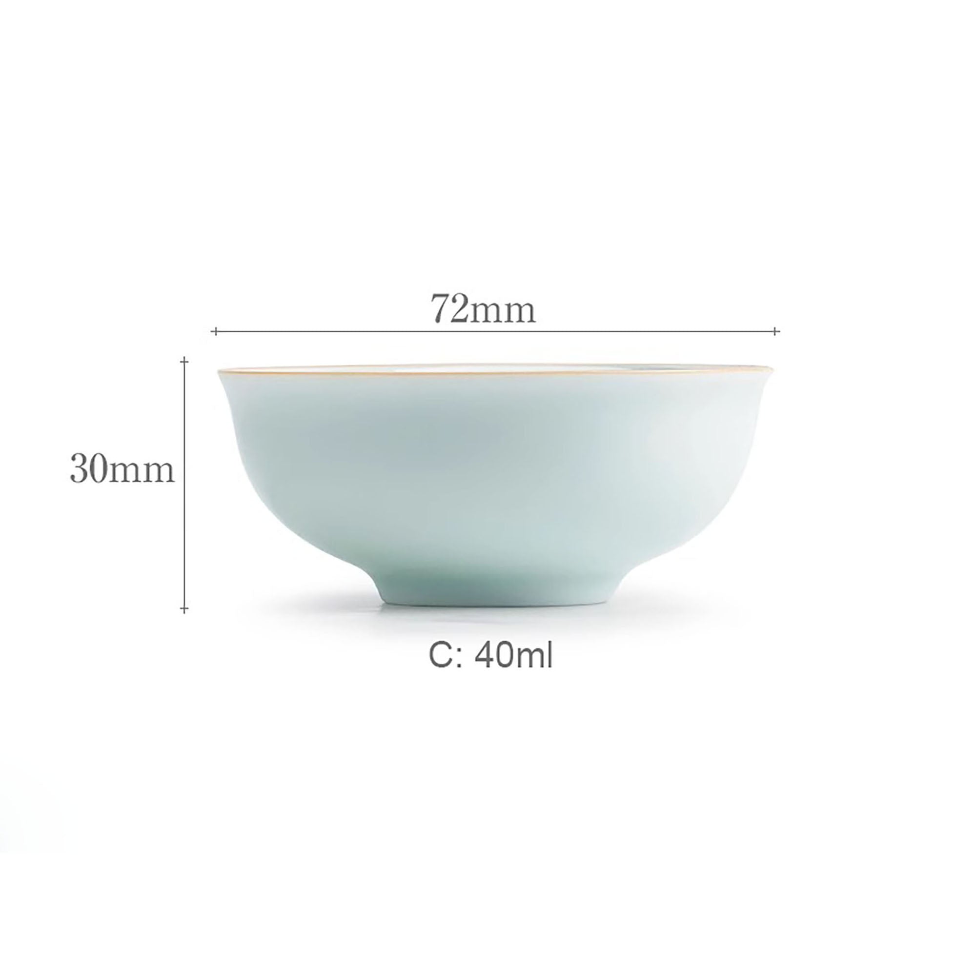 Tasse à thé en forme chapeau