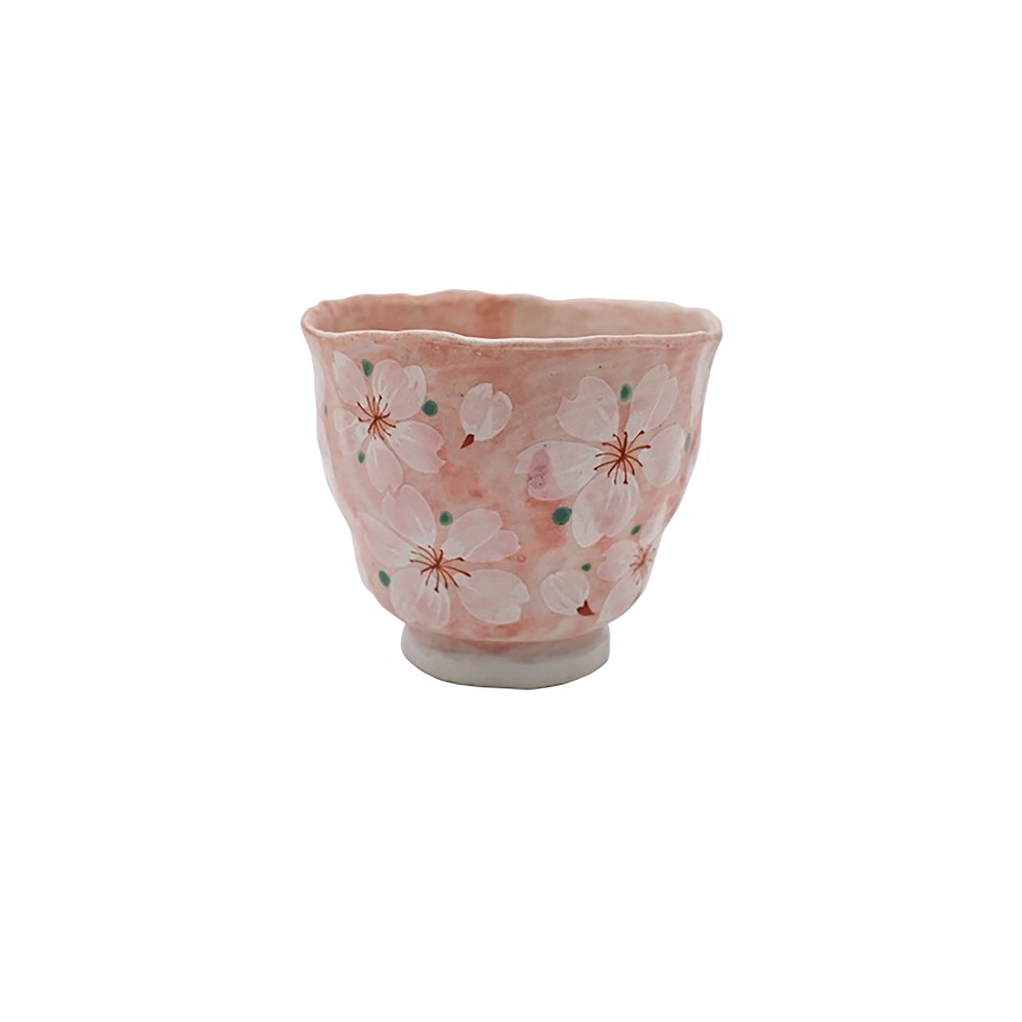 Tasse en céramique fait main motif fleur de cerisier