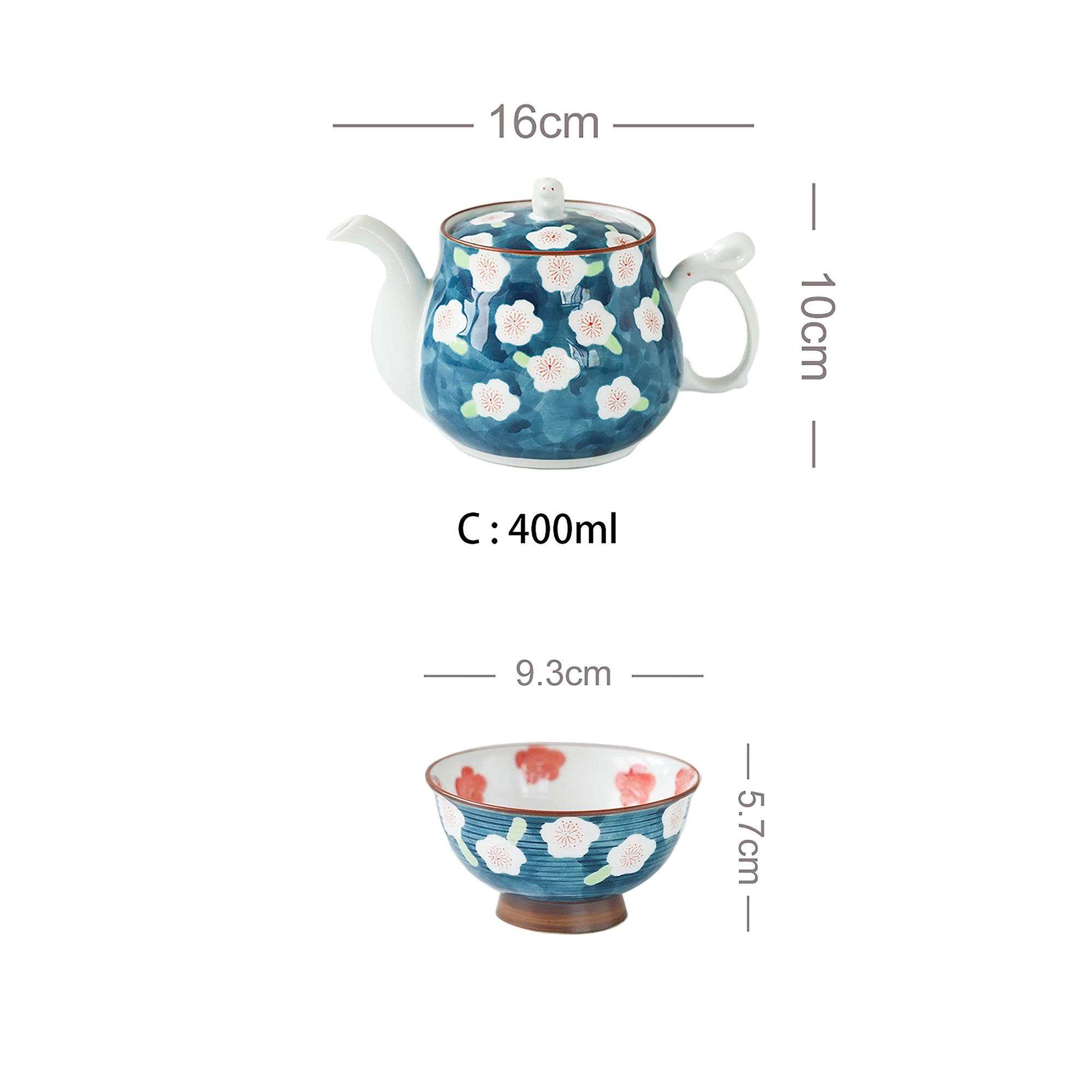 Théière en porcelaine Arita-yaki