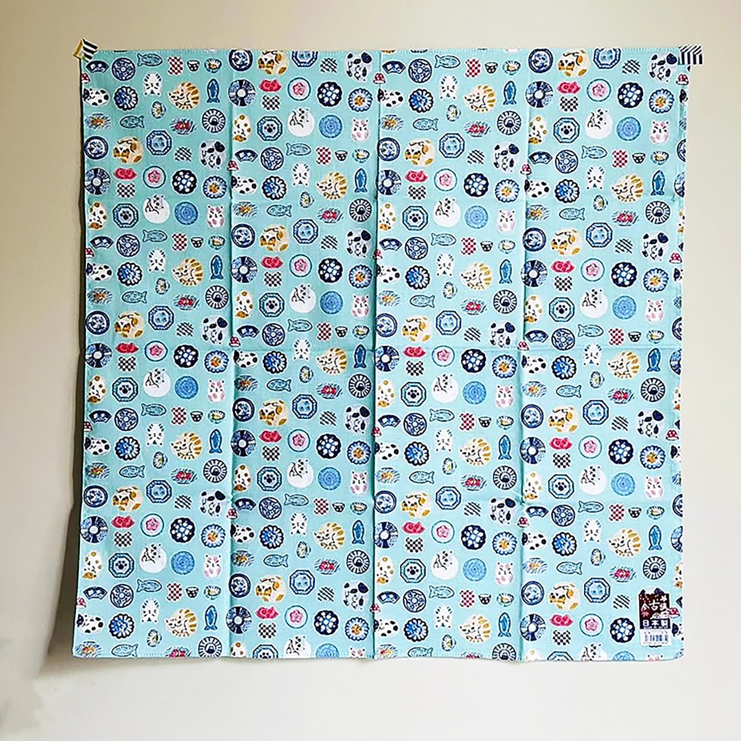 Furoshiki japonais en coton Sankosen
