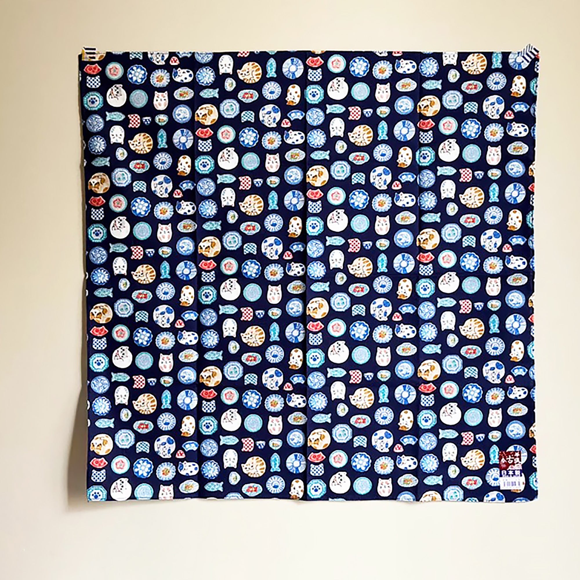 Furoshiki japonais en coton Sankosen