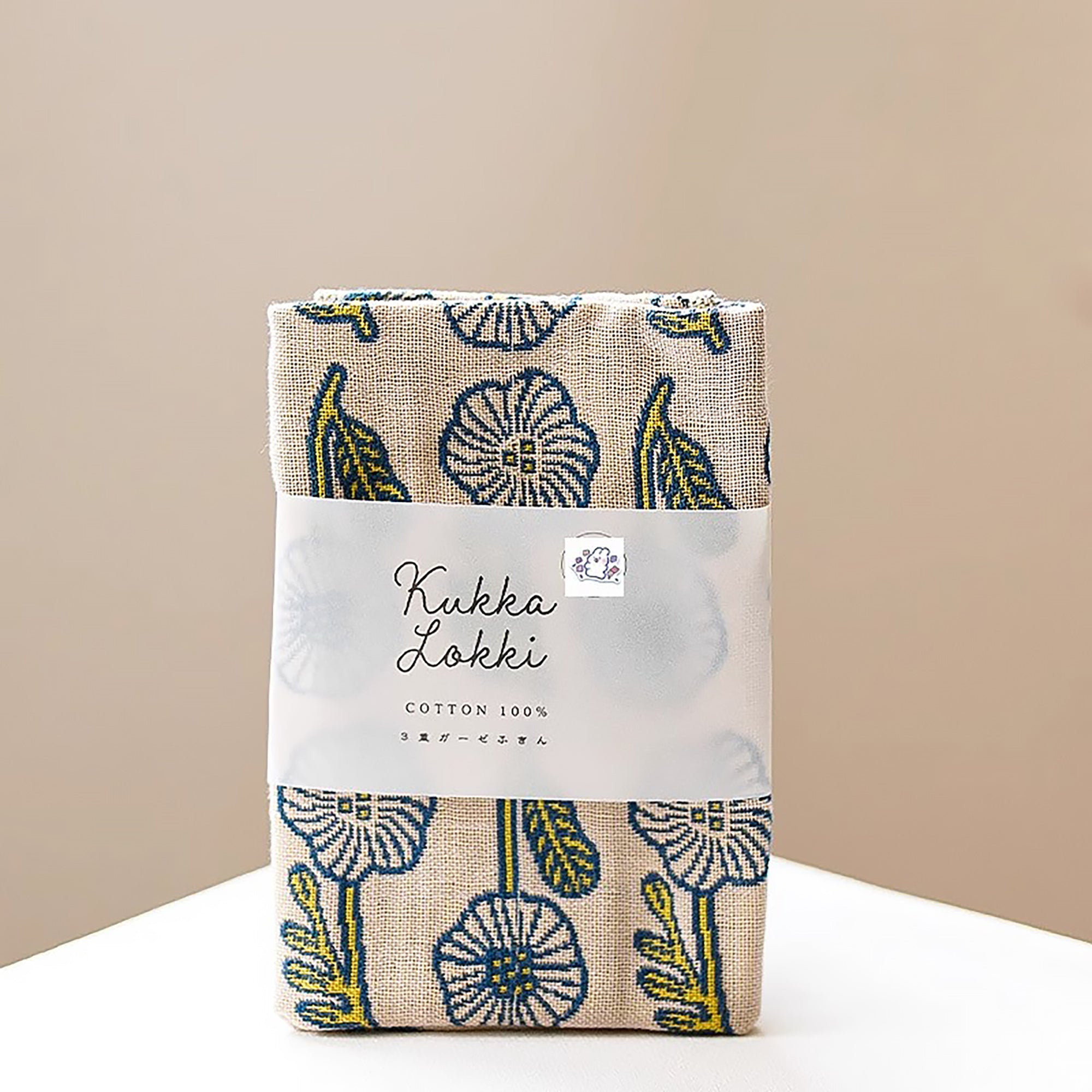 Serviette japonais en coton Série Kukka Lokki