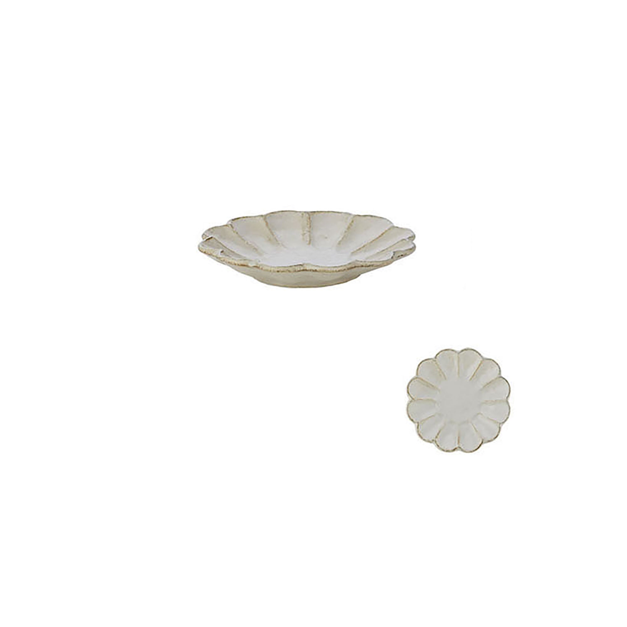 Pear Blossom Shaped Ceramic Dinnerware by Rinka Seito