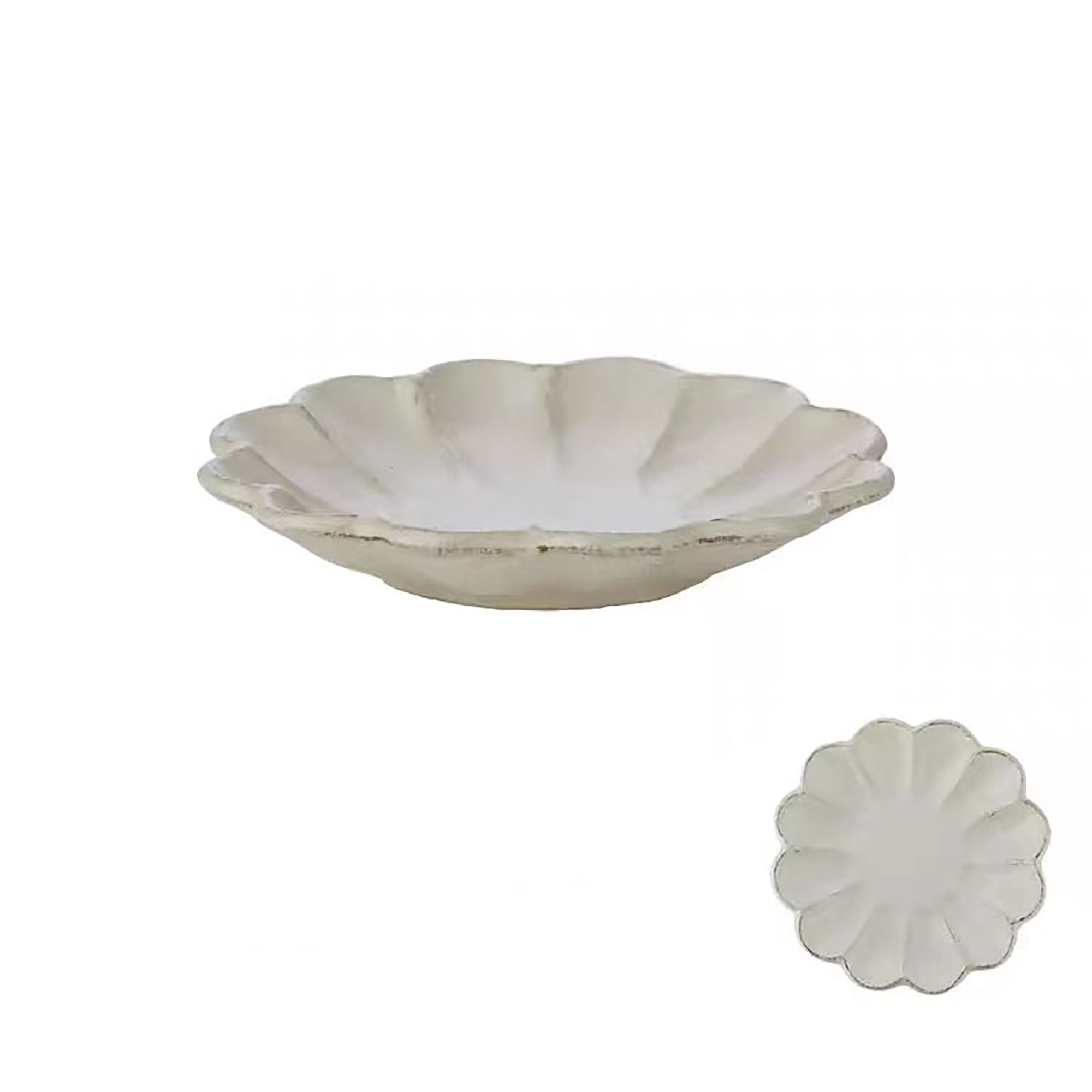 Pear Blossom Shaped Ceramic Dinnerware by Rinka Seito