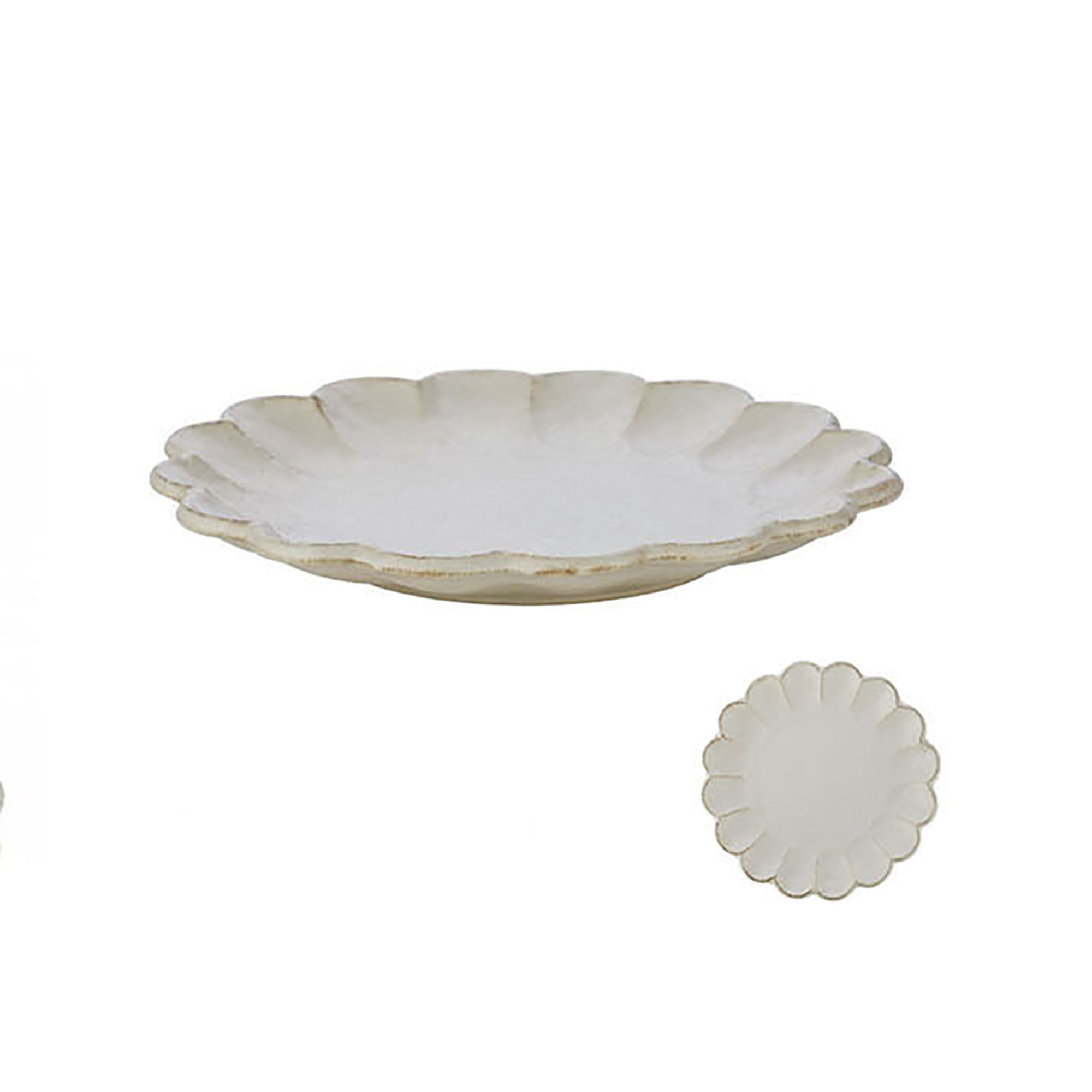 Pear Blossom Shaped Ceramic Dinnerware by Rinka Seito