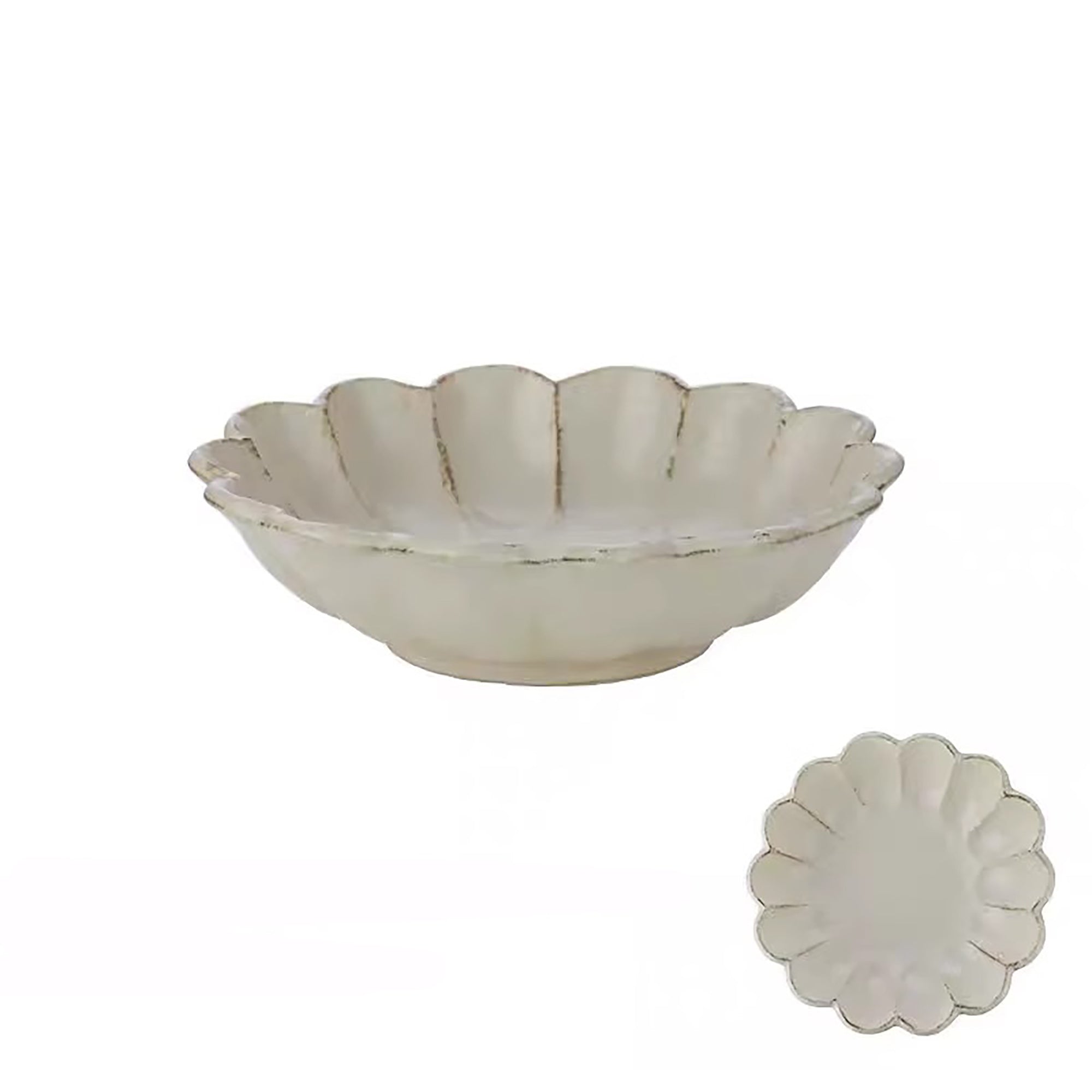 Pear Blossom Shaped Ceramic Dinnerware by Rinka Seito