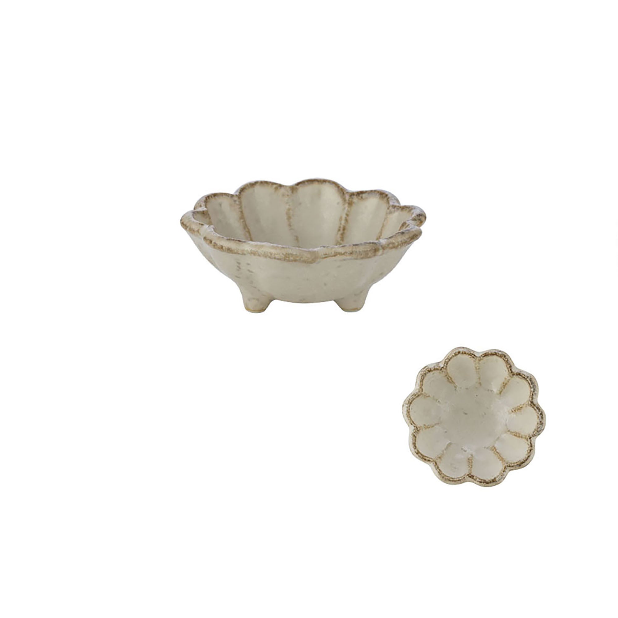 Pear Blossom Shaped Ceramic Dinnerware by Rinka Seito