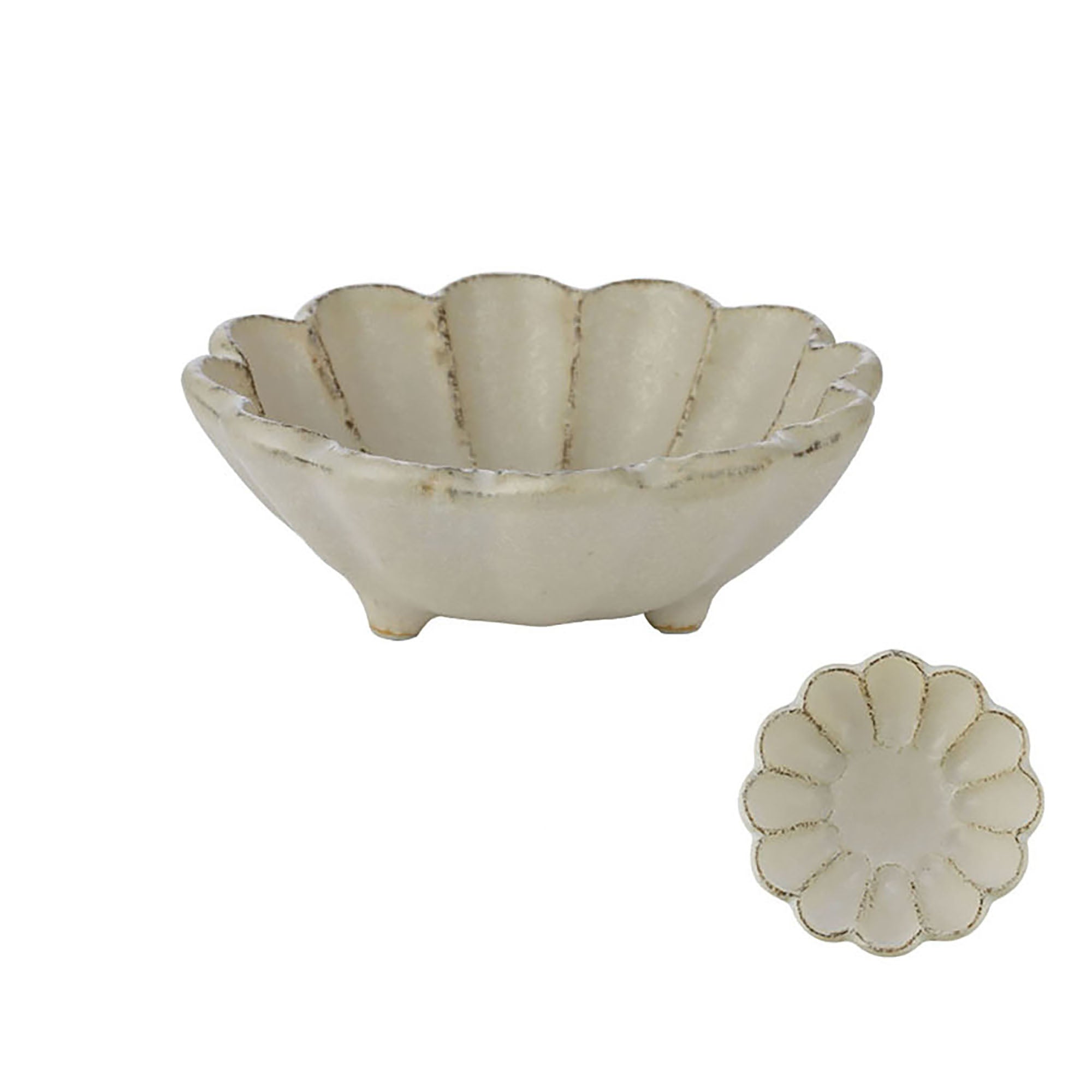 Pear Blossom Shaped Ceramic Dinnerware by Rinka Seito