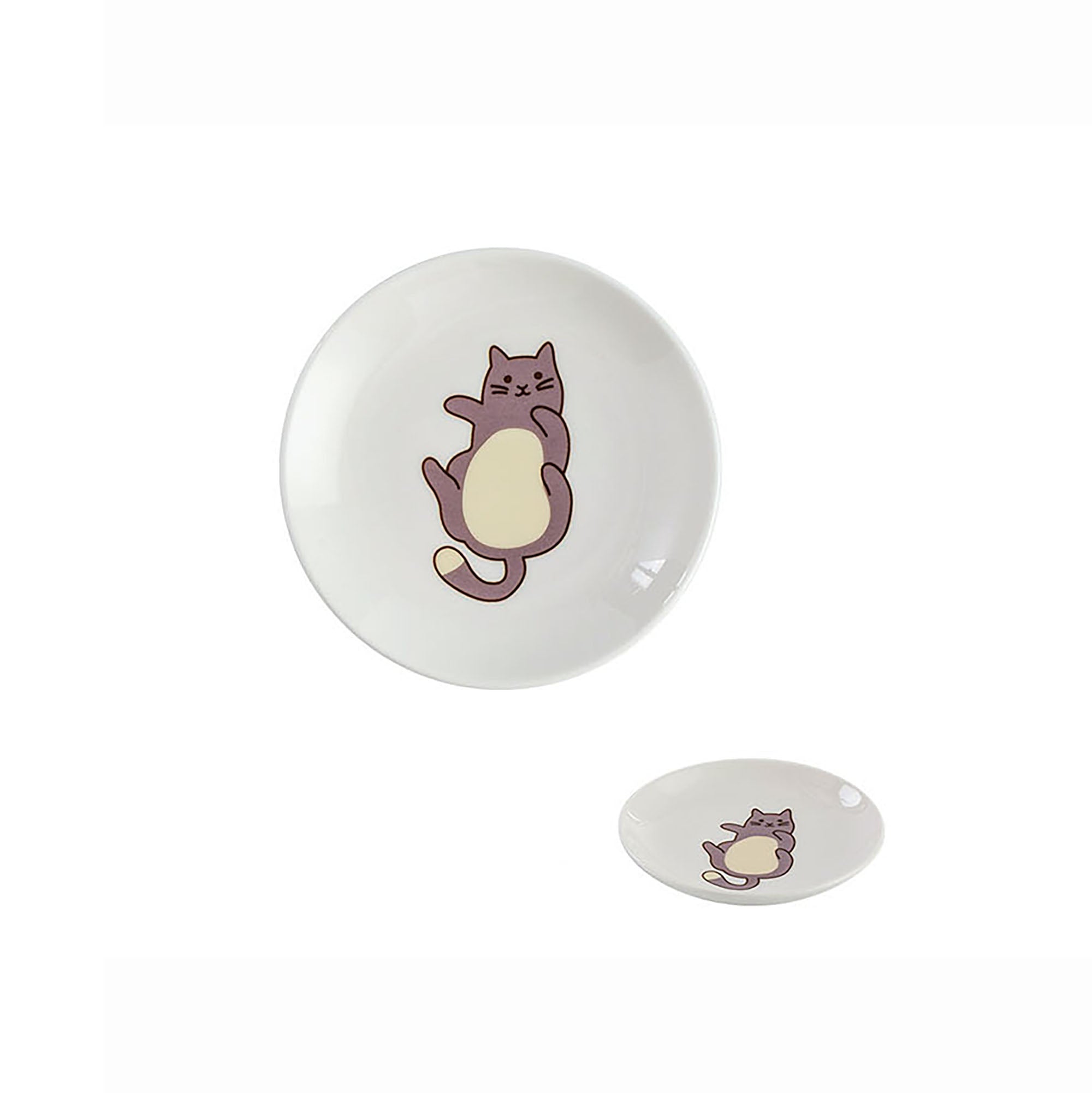 Vaisselle avec adorables motifs de chat