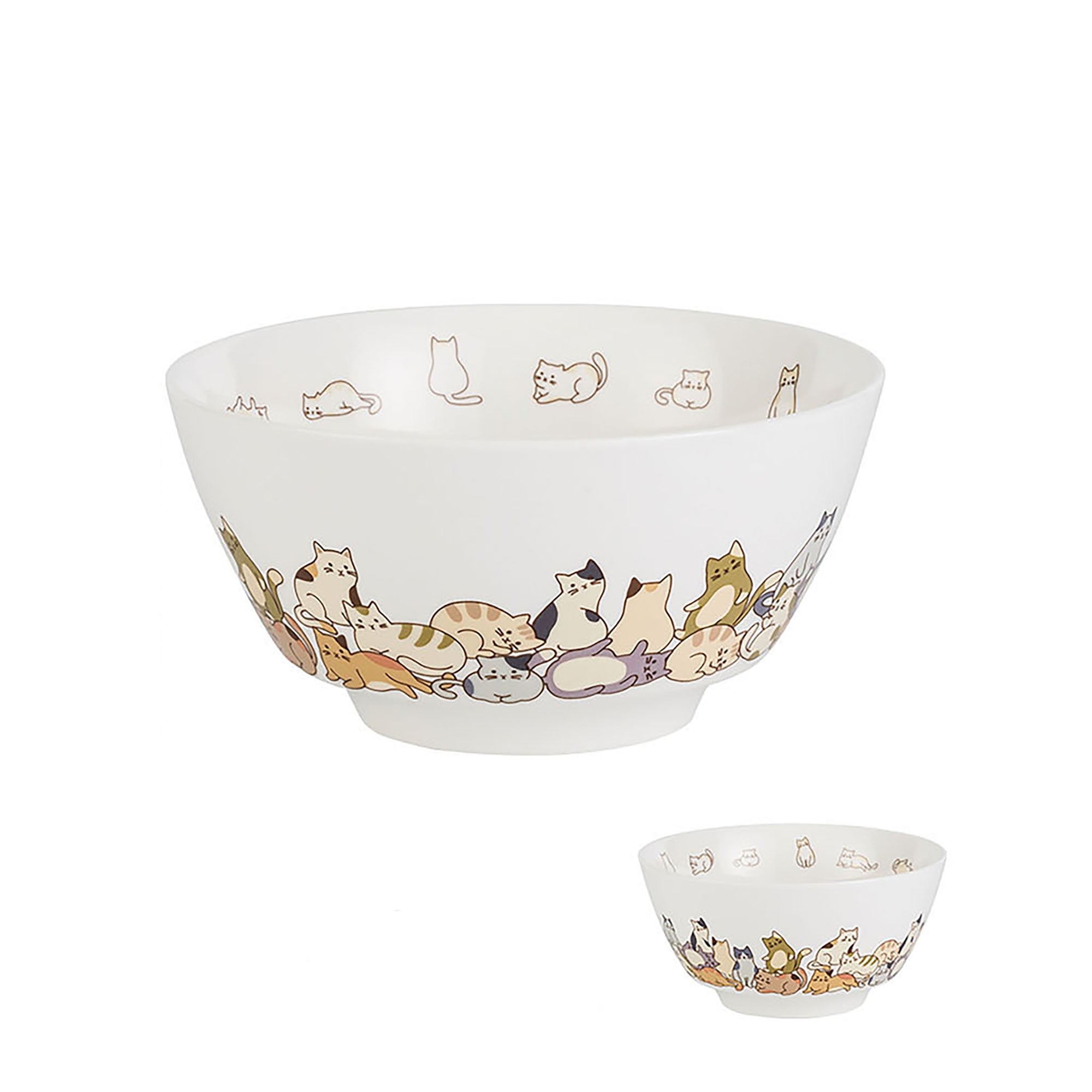 Vaisselle avec adorables motifs de chat
