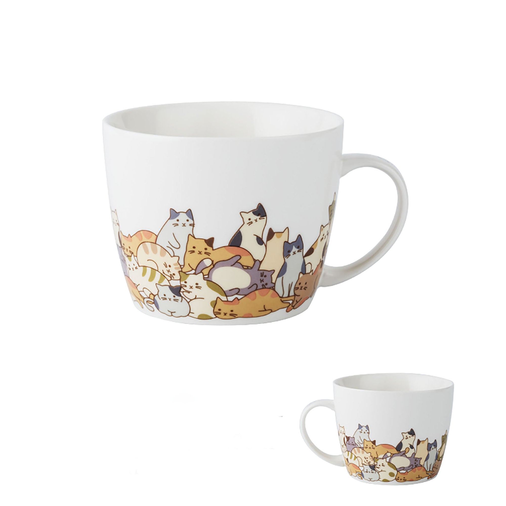 Vaisselle avec adorables motifs de chat