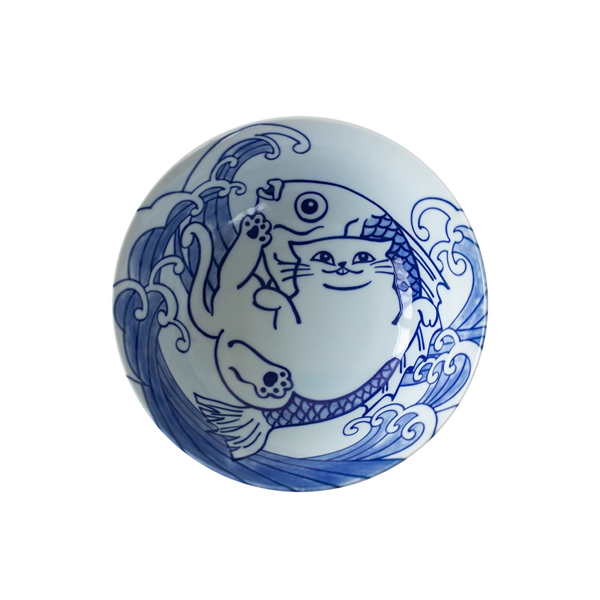 Minoyaki Tableware with "Cats&