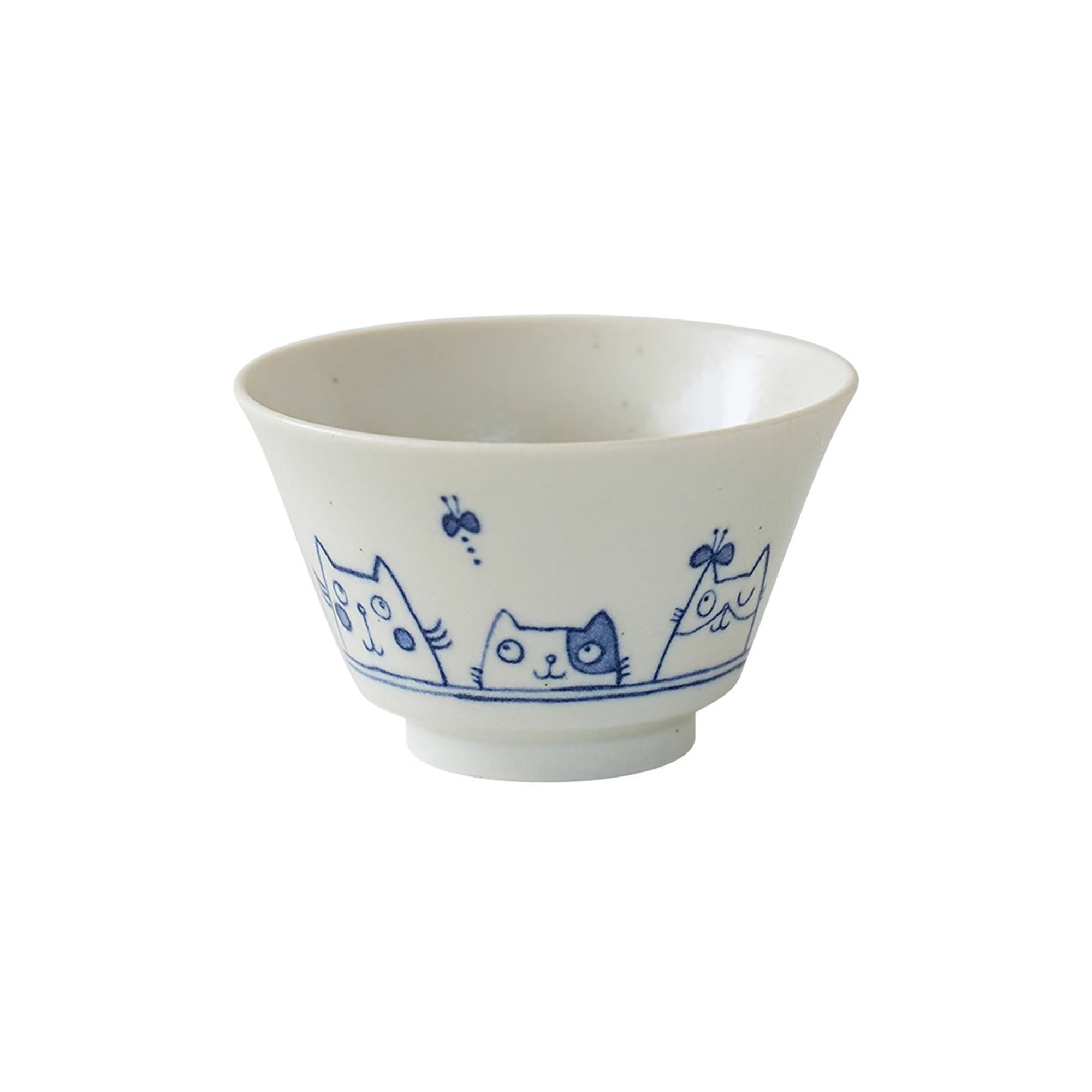 Minoyaki Tableware with "Cats&