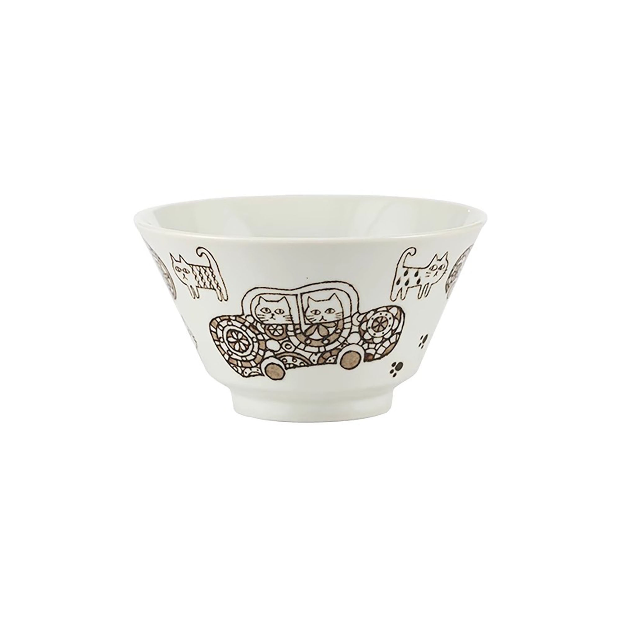 Minoyaki Tableware with "Cats&