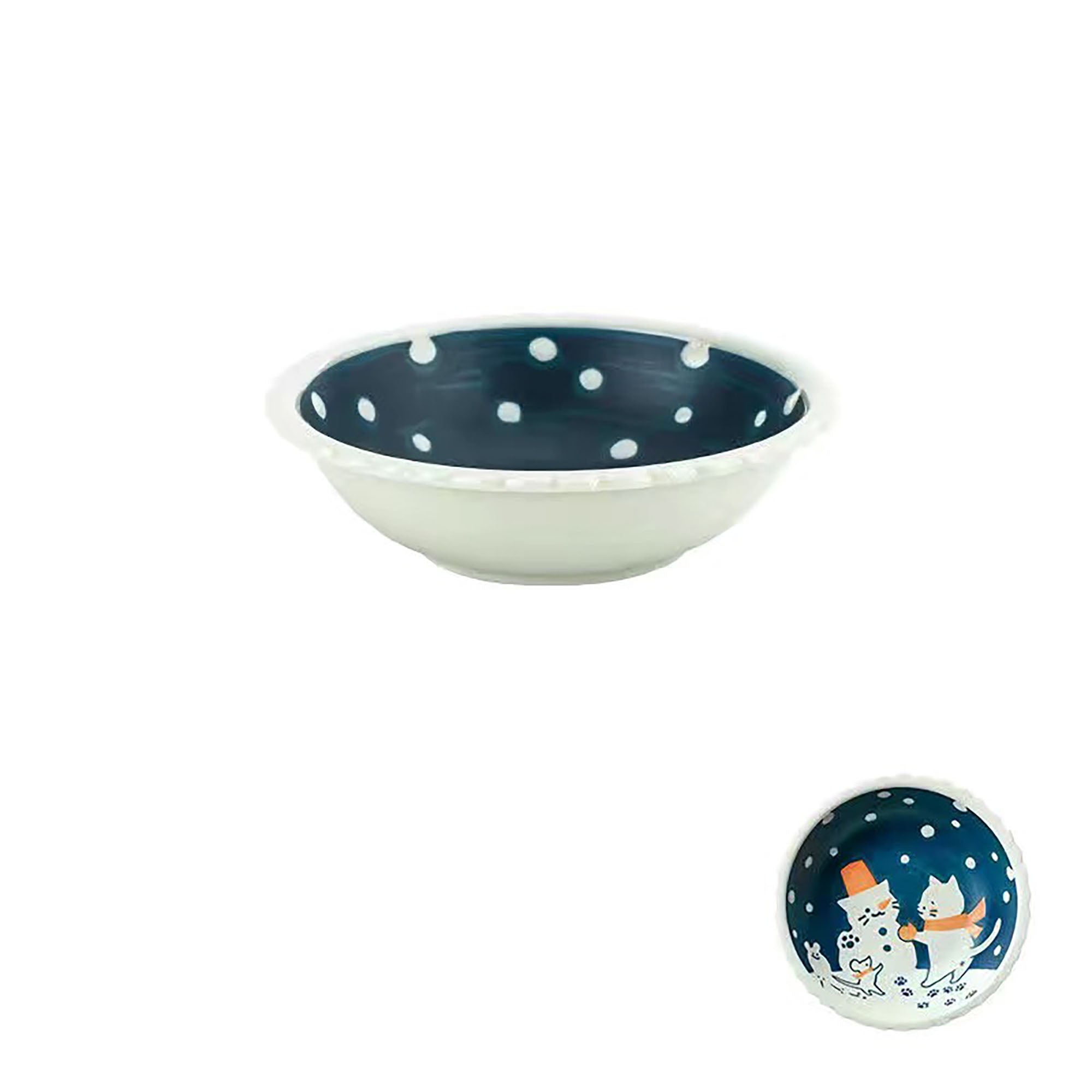 Tableware with cute Sunday cat